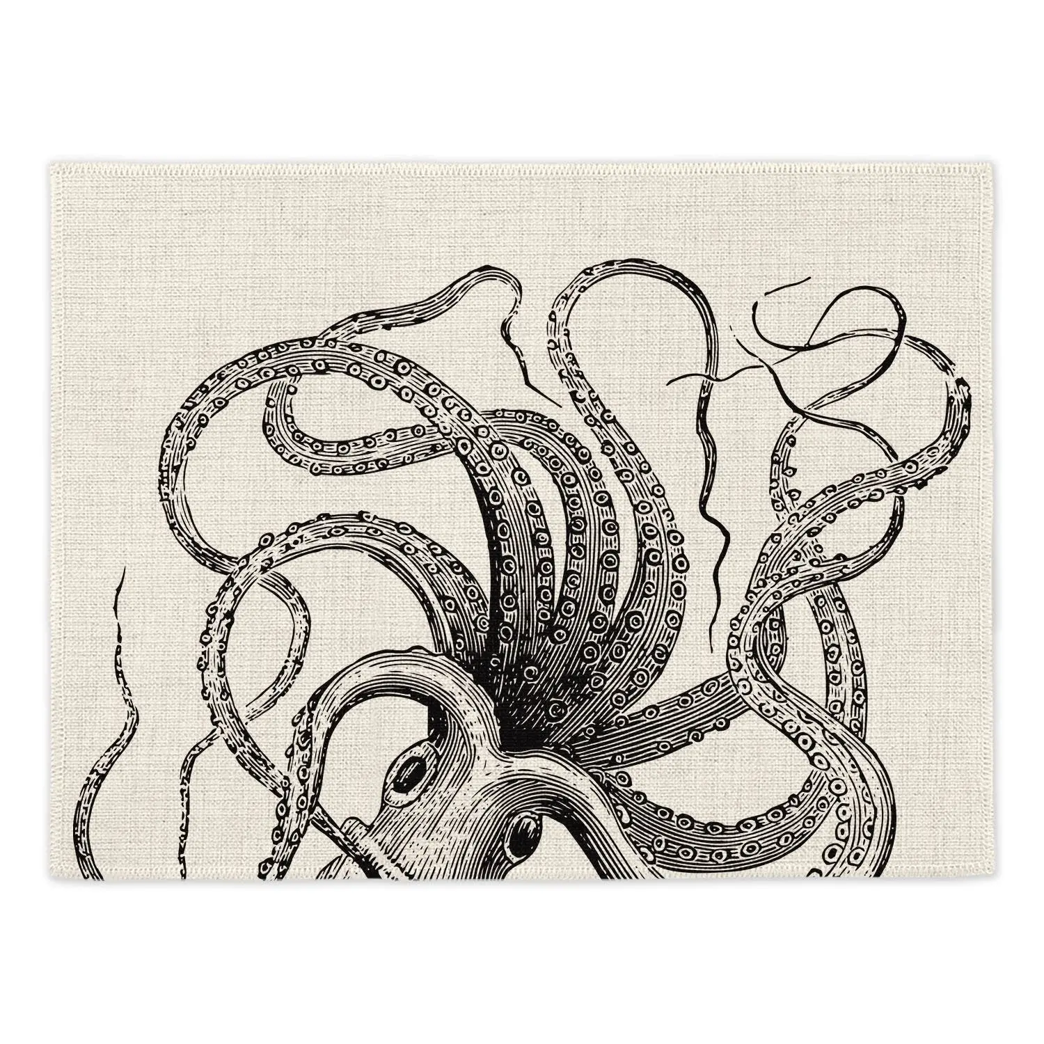 Kraken Can Can Tischsets (Vier-Set)