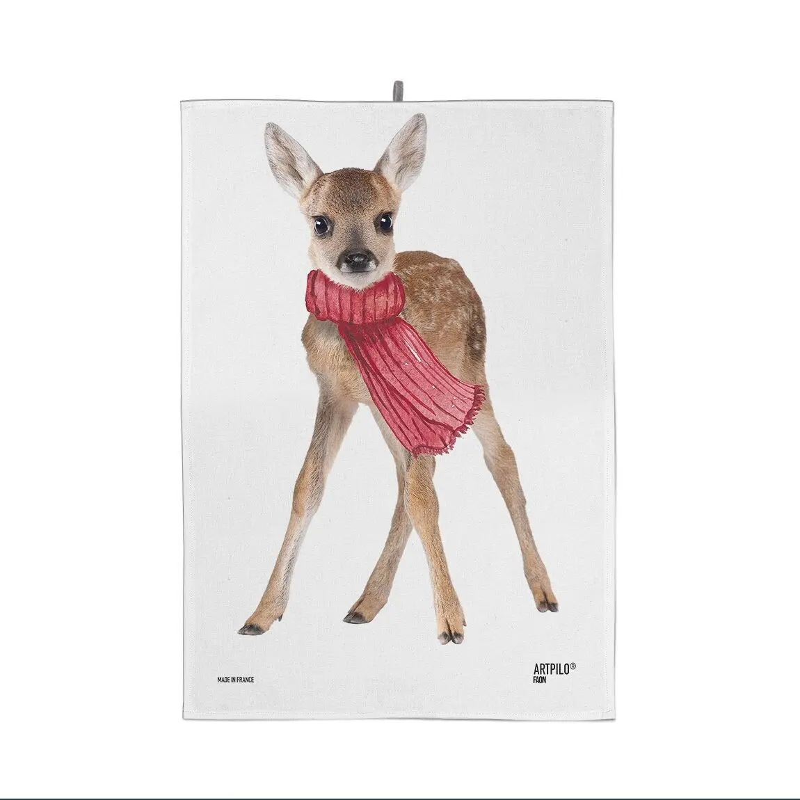 Christmas animal deer kitchen towel 100% cotton