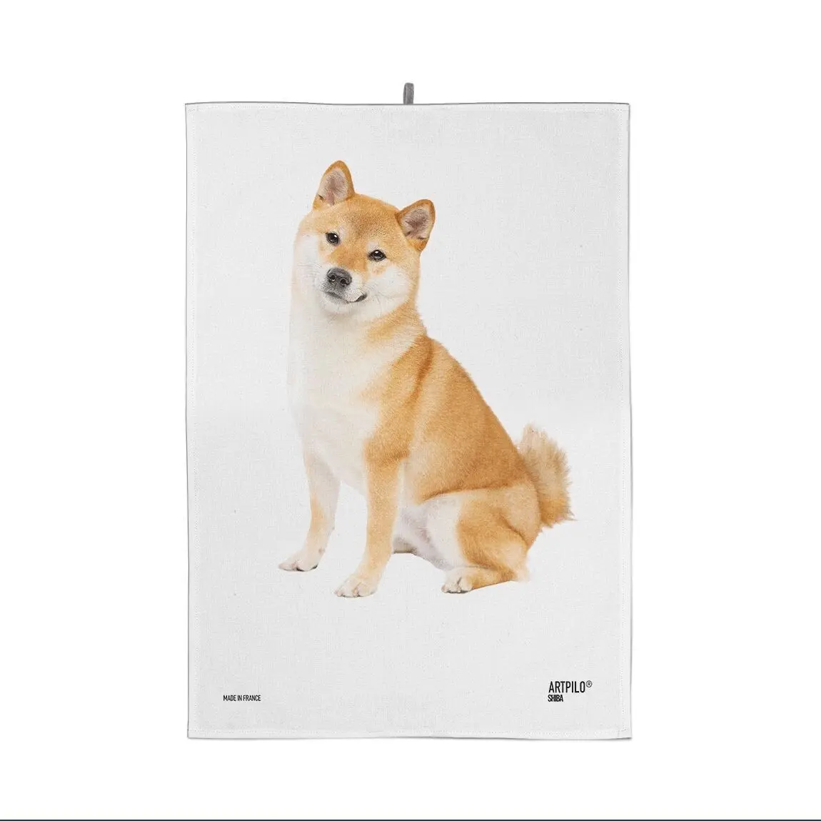 Shiba dog animal print 100% cotton tea towel
