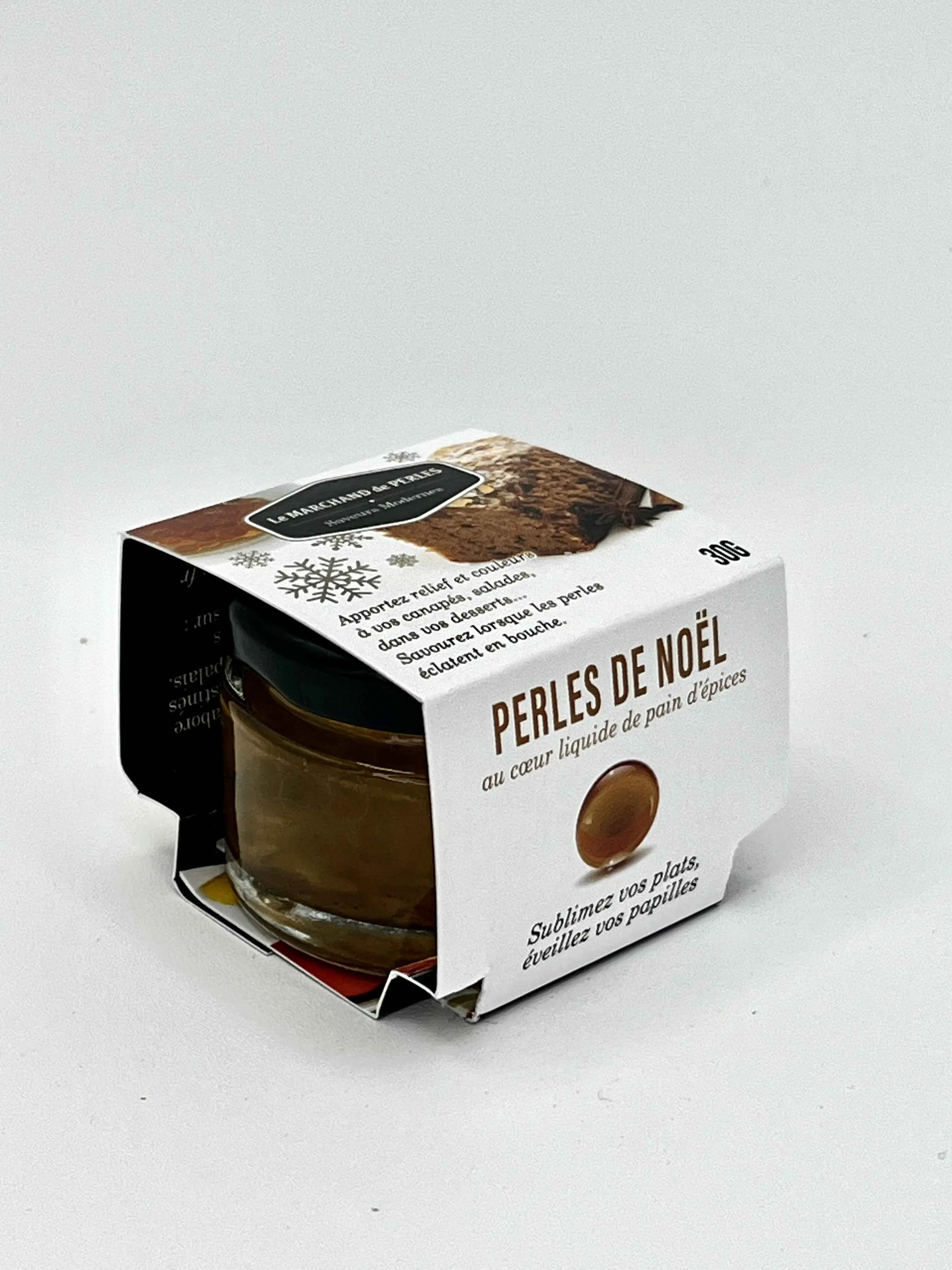 Perlas navideñas de pan de jengibre