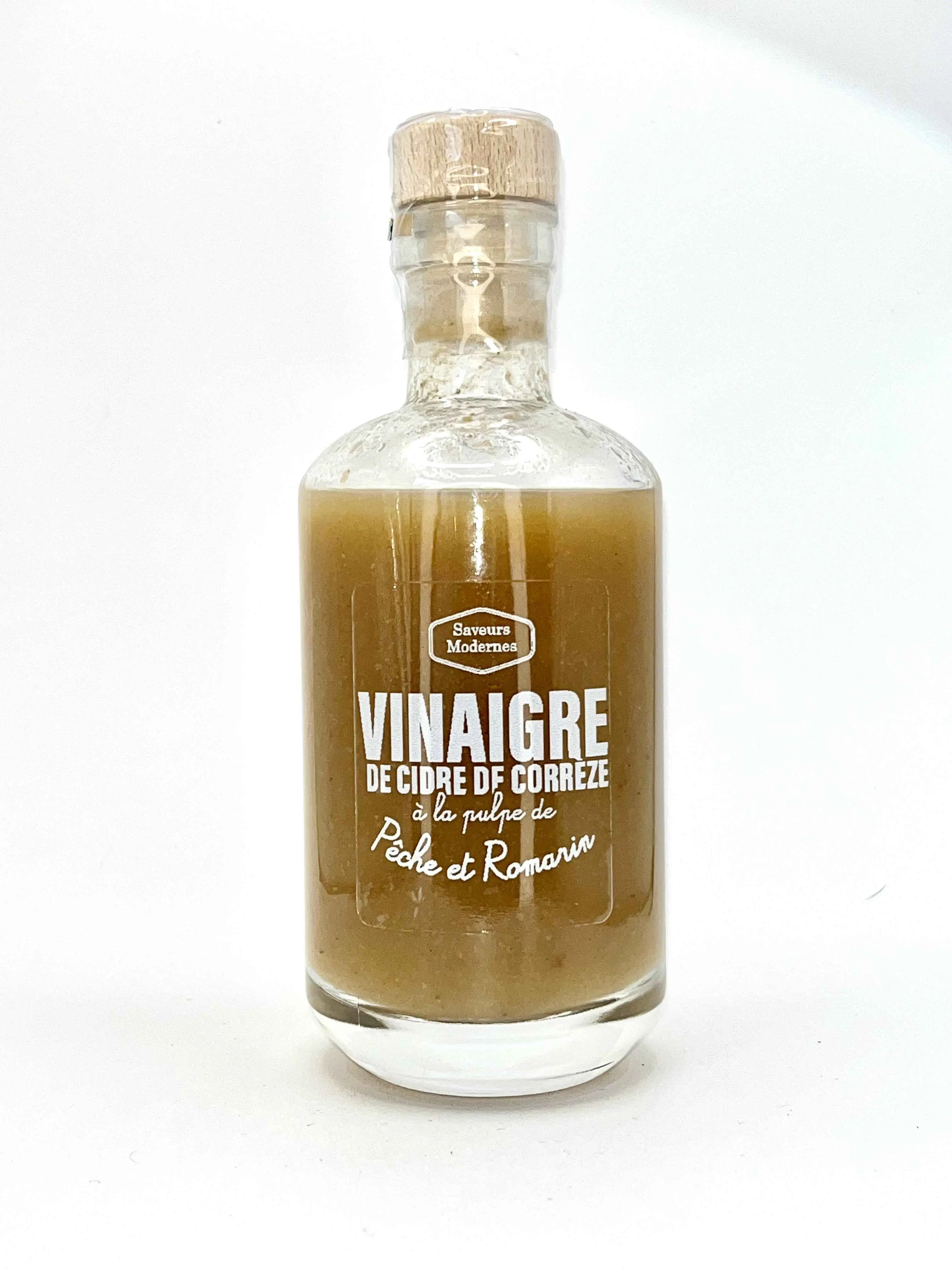 Vinagre de sidra de melocotón y romero de Corrèze