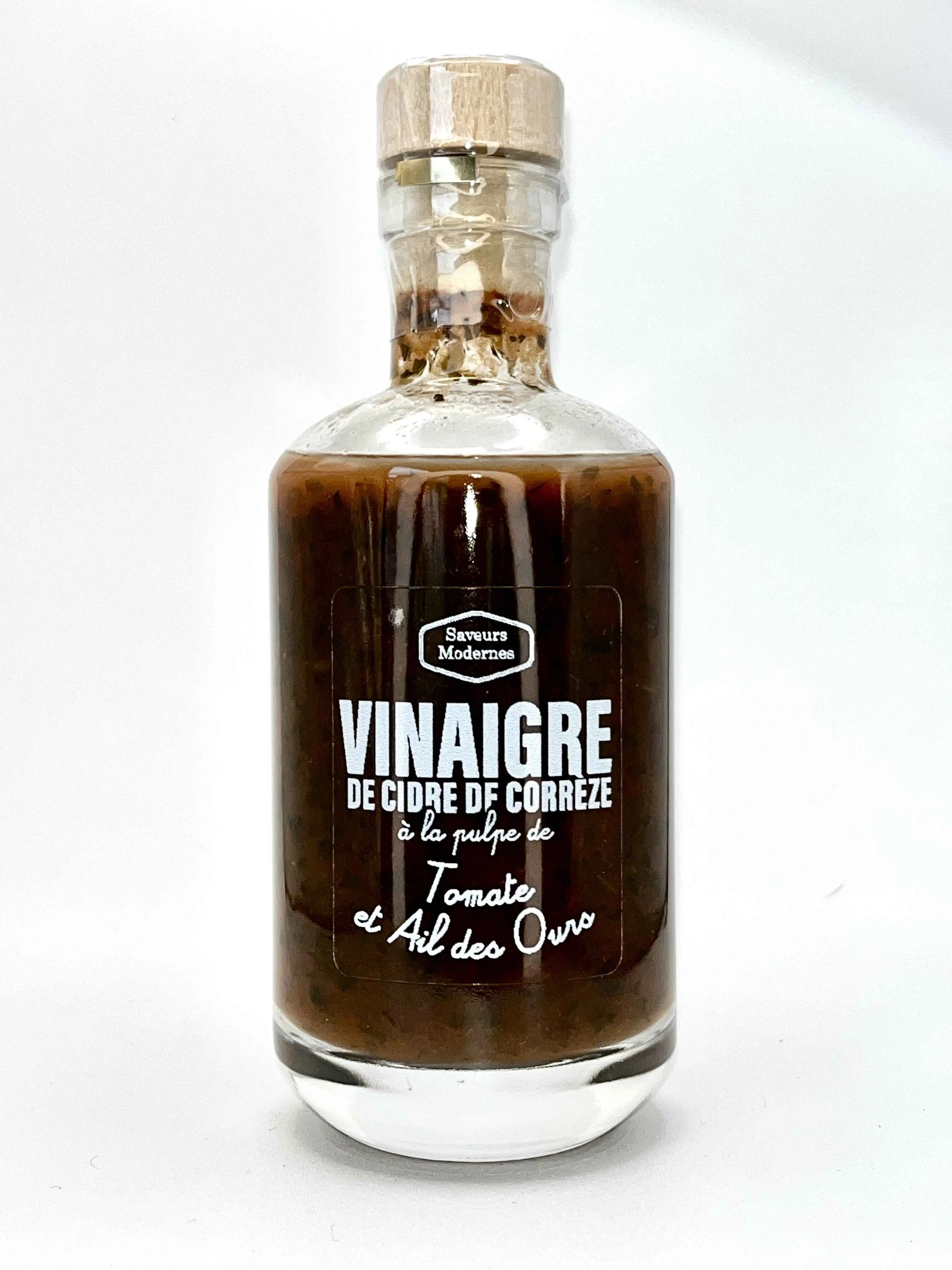 Vinagre de sidra de Corrèze Tomate Ajo silvestre