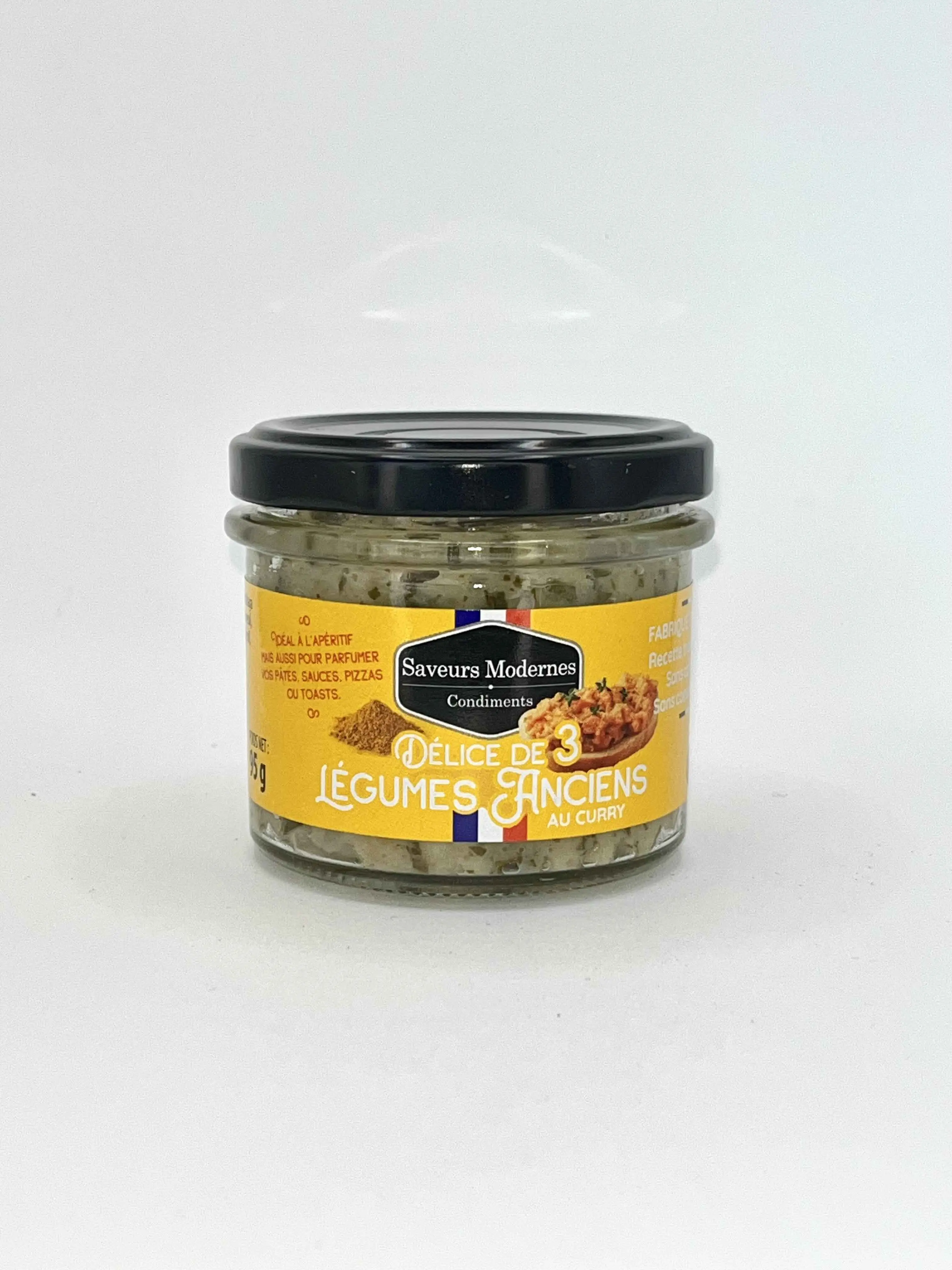Untable de 3 verduras antiguas con curry