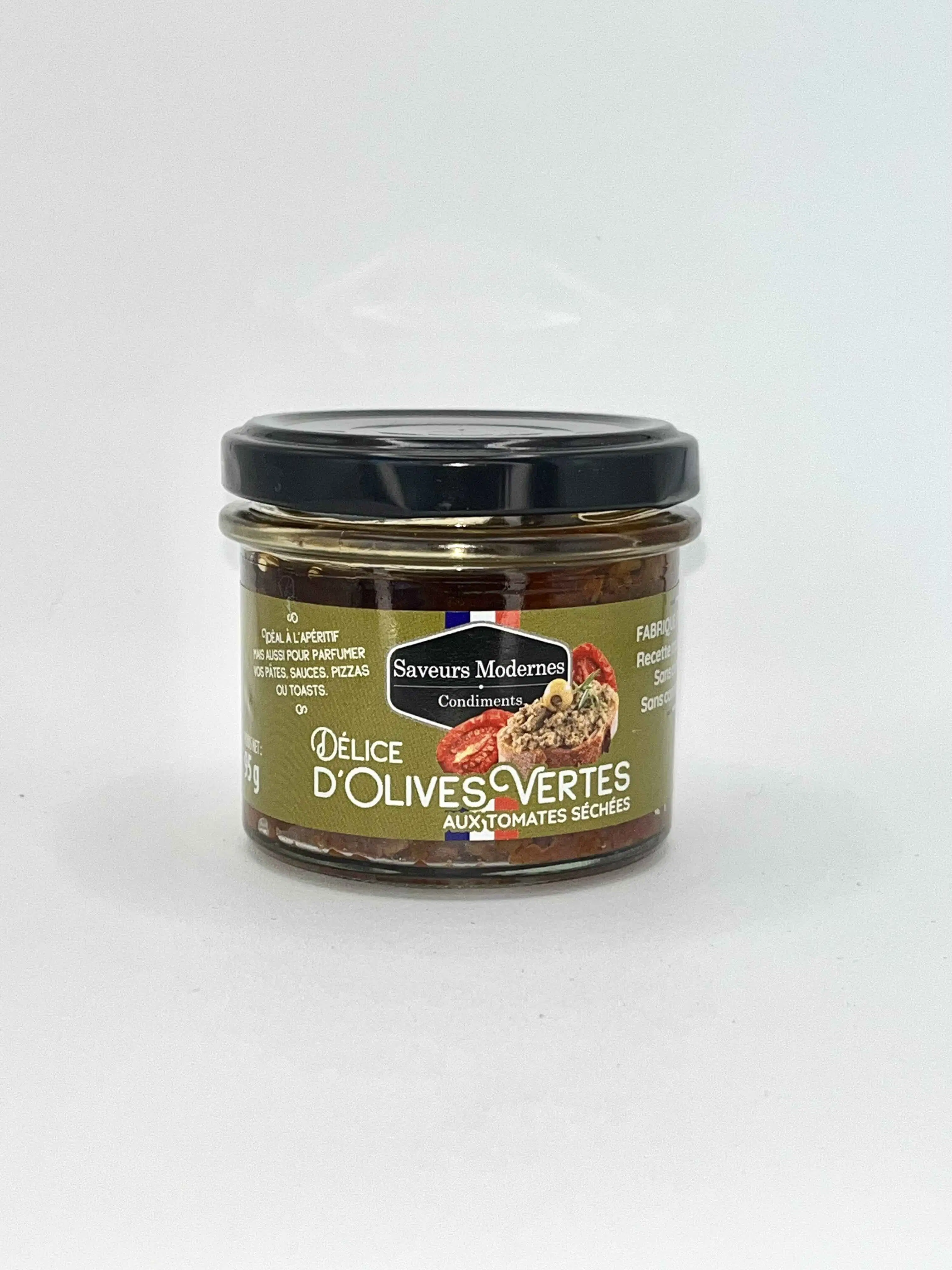 Aceitunas verdes untables Tomates secos