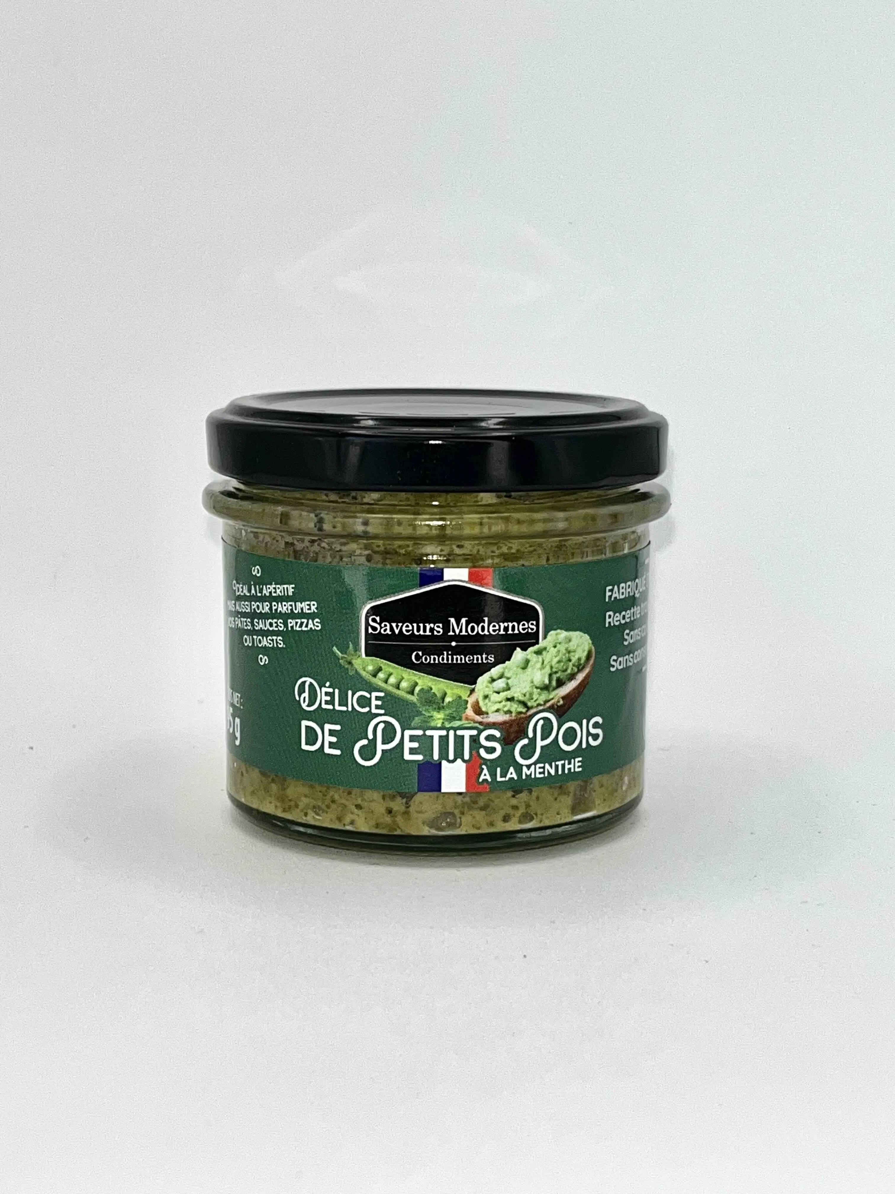 Guisantes untables con menta