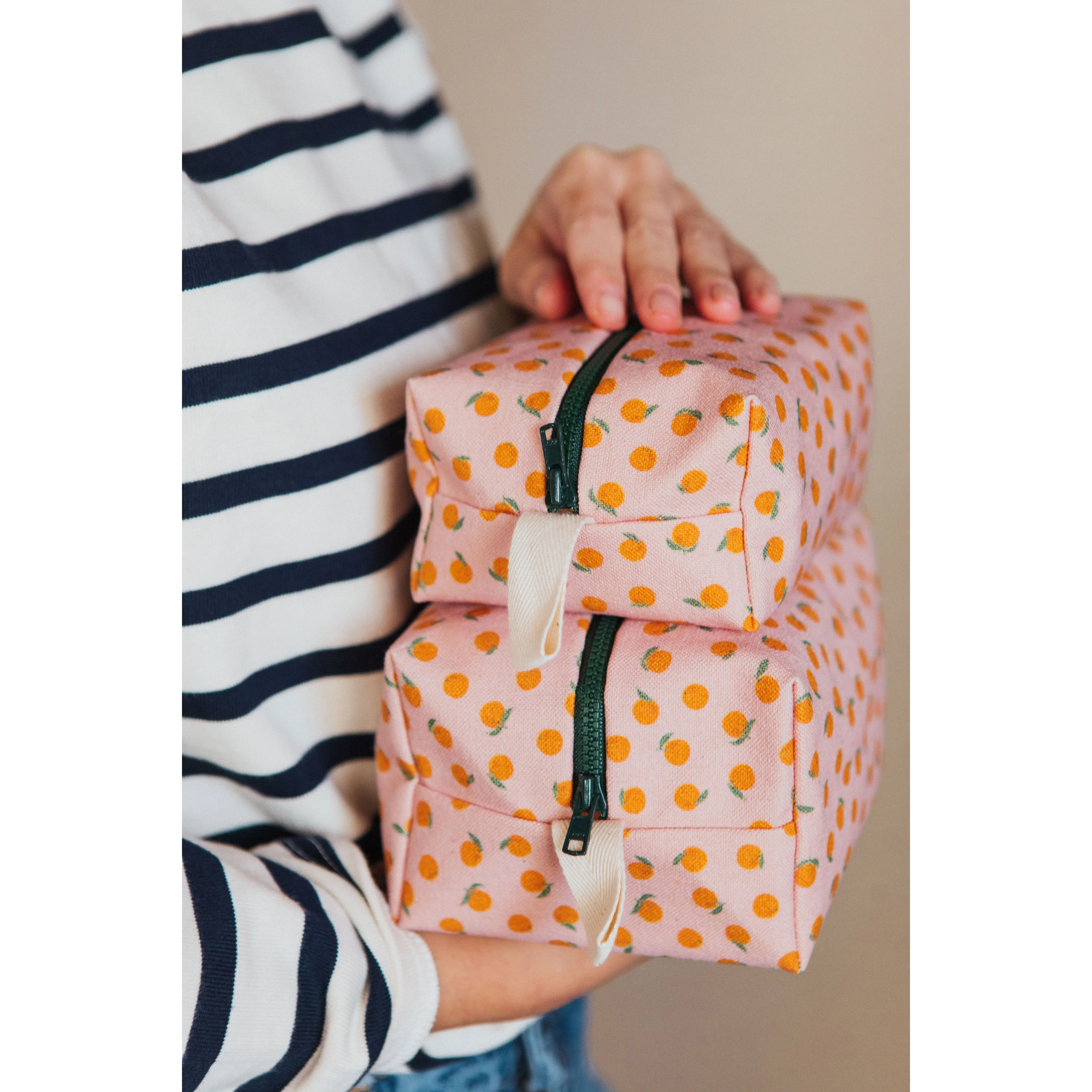 Pink Orange Toiletry Bag