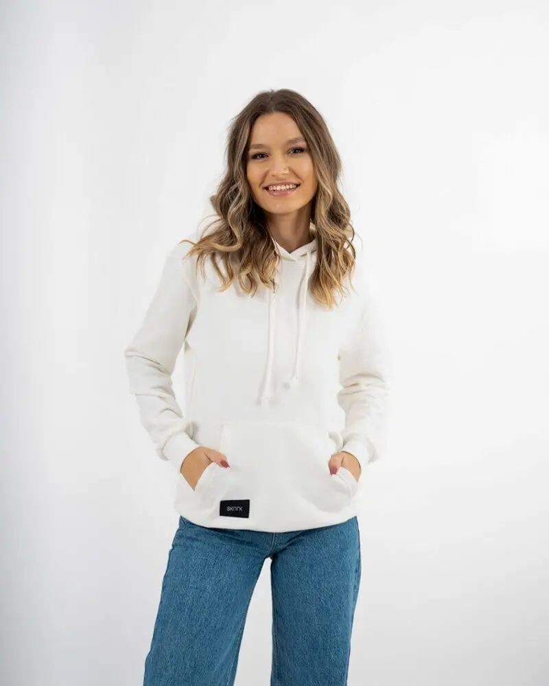 Hoodie Basic Hood W Off White
