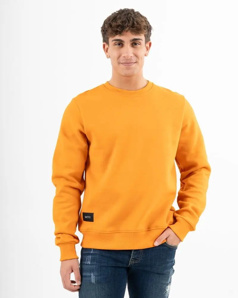 Sweatshirt Basic Sleeve M Orange