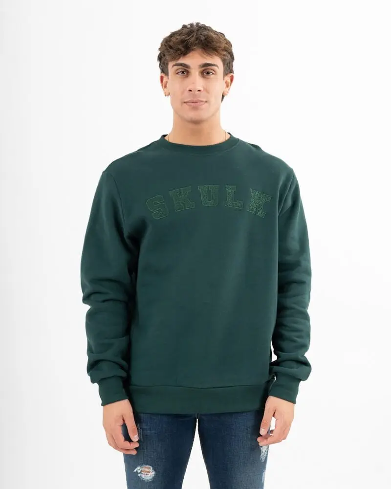 Sweatshirt Colegial Green