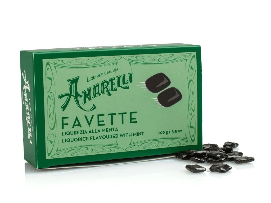 Mint Flavored Liquorice - Mint Beans 100g