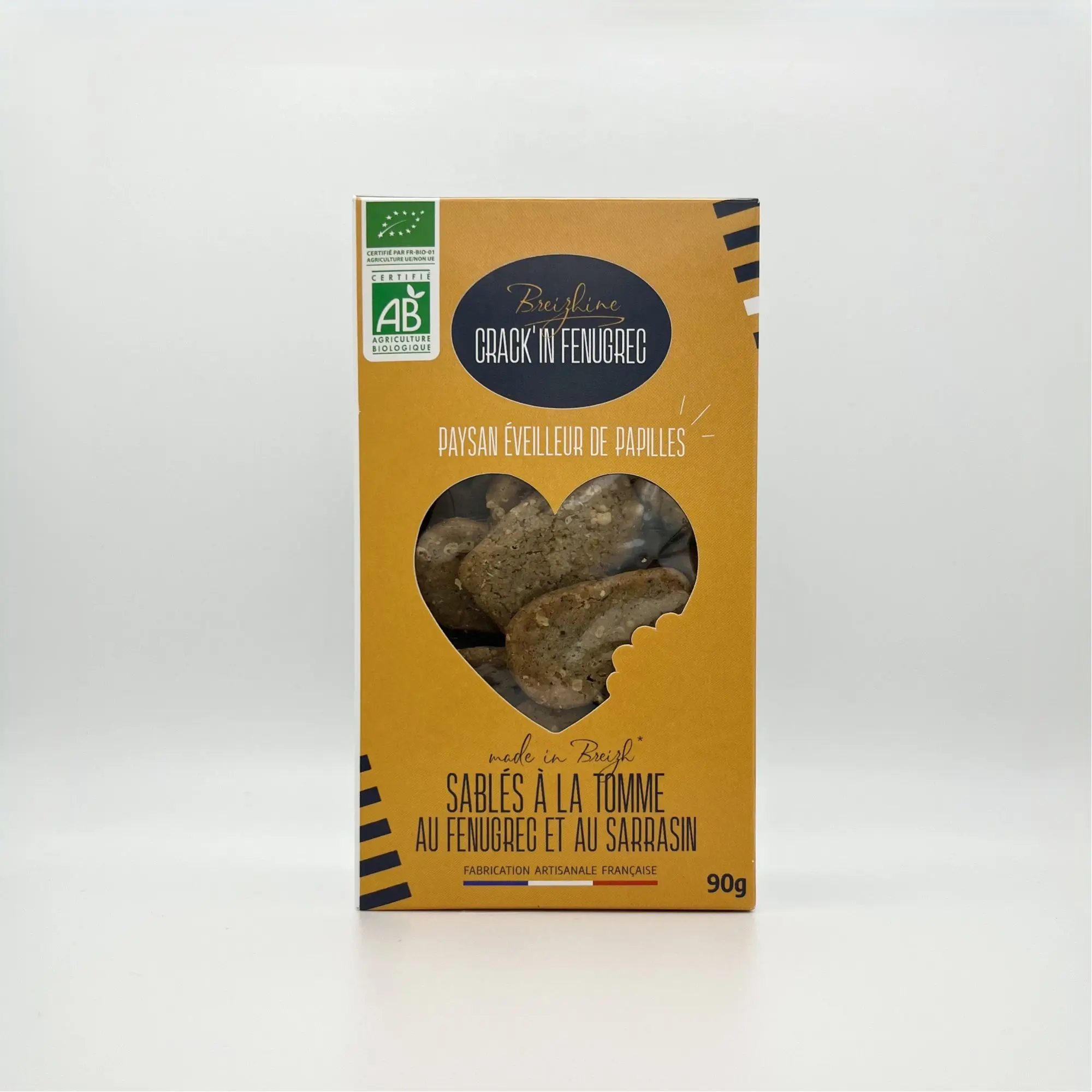 CRACK'IN FENUGREEK - Shortbread mit Bockshornklee und Bio-Buchweizenkäse