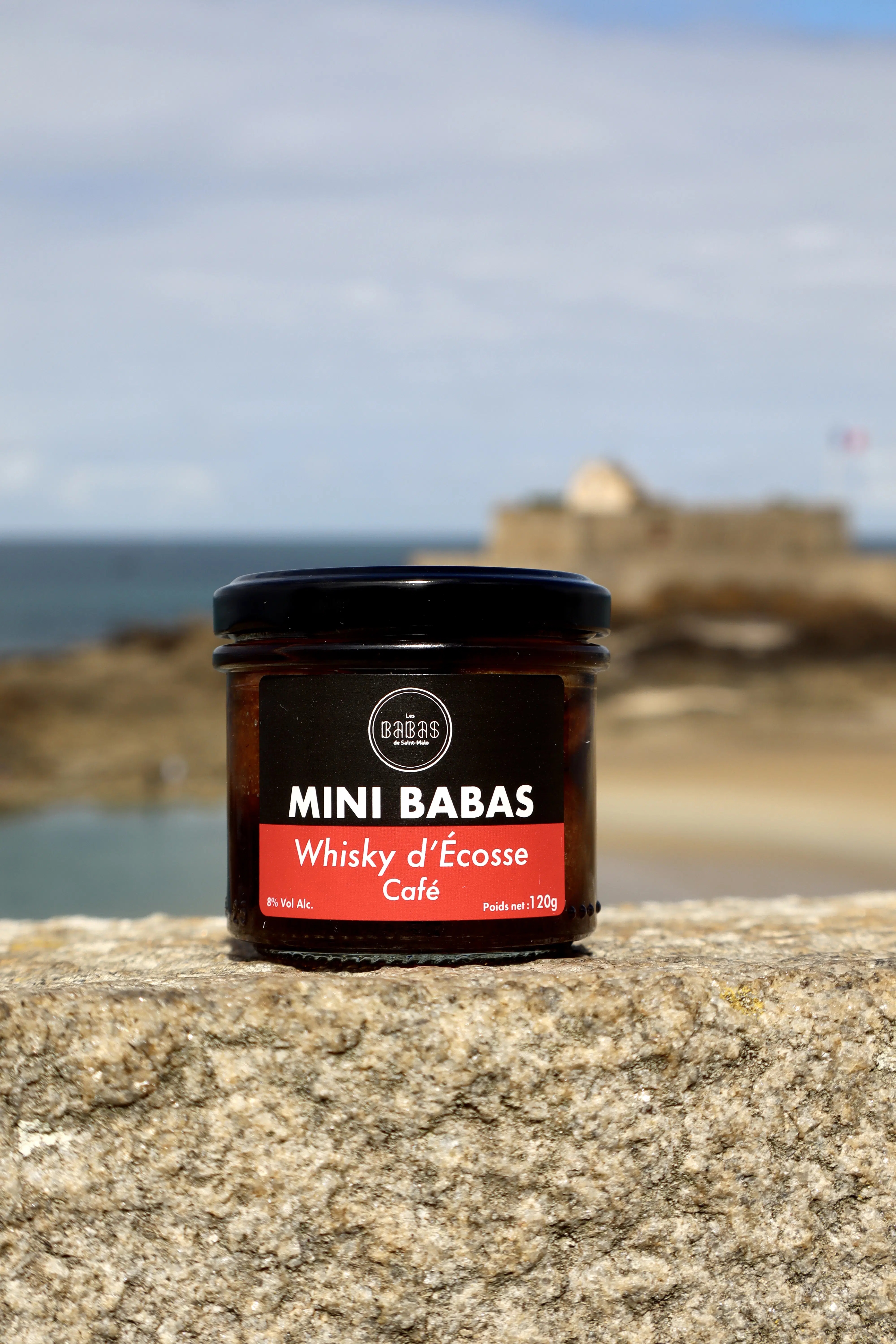 Mini Babas con whisky escocés y café indio, 120 g