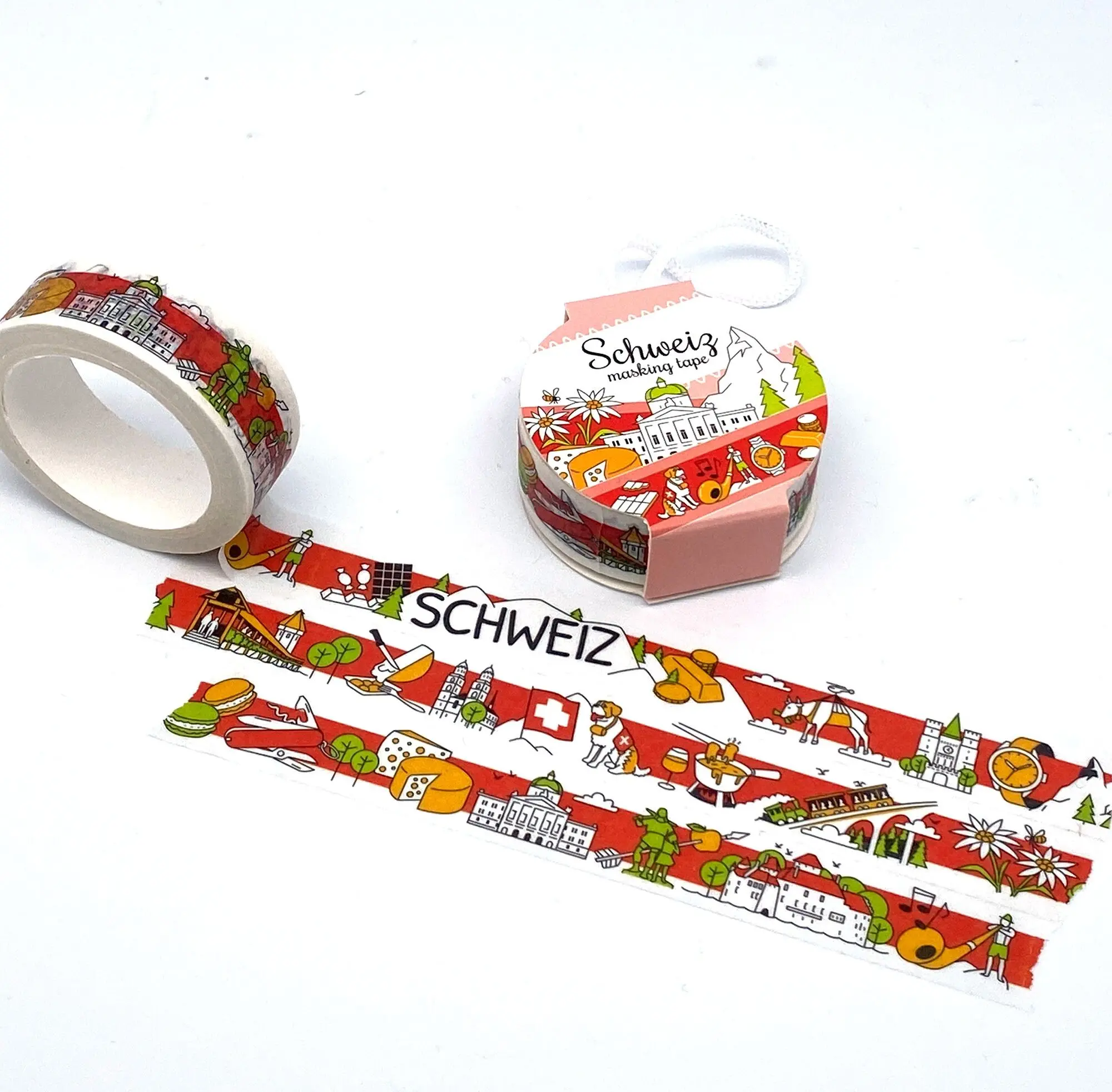 SWITZERLAND City Tapes - Washi Tape / Masking Tape