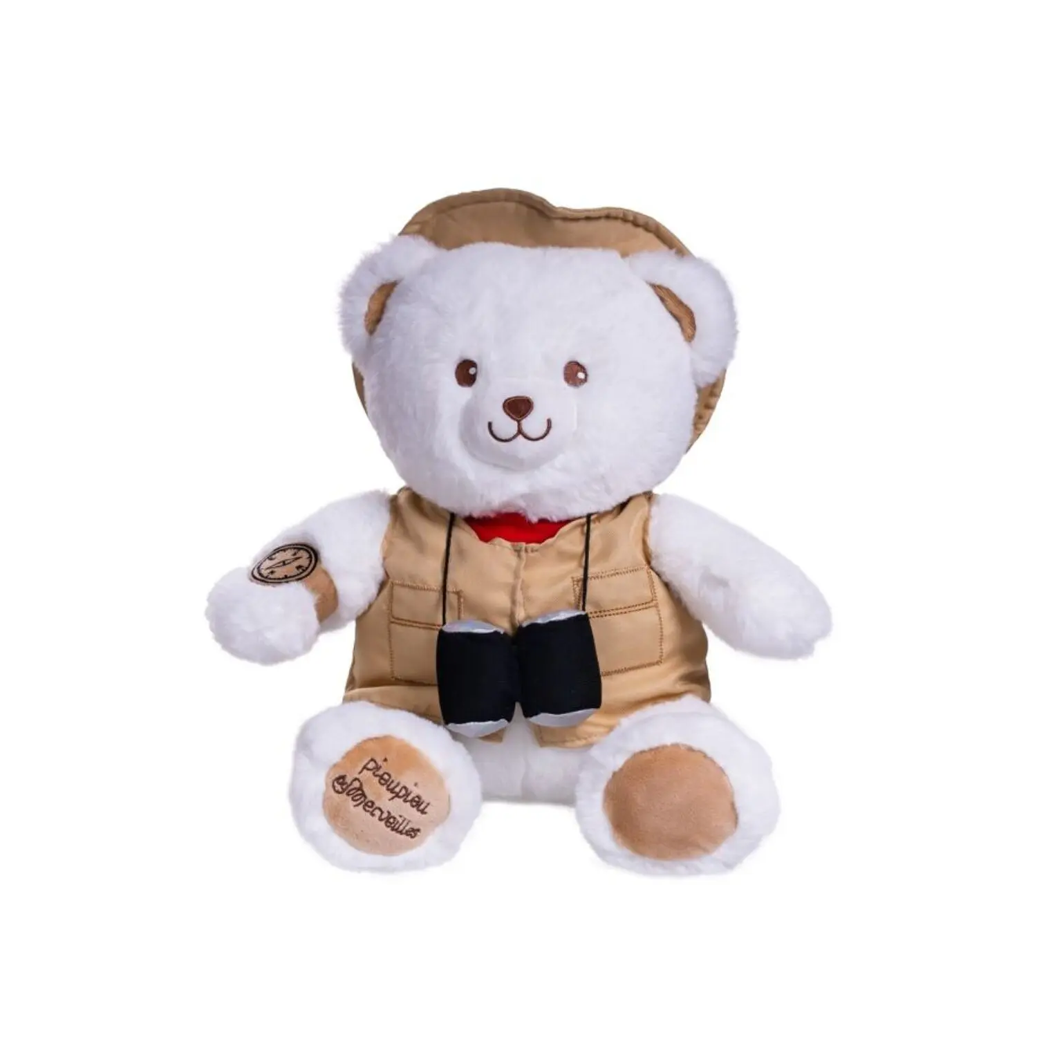 Adventurer Bear Plush - Gaston the Bear 40cm - Pioupiou et Merveilles
