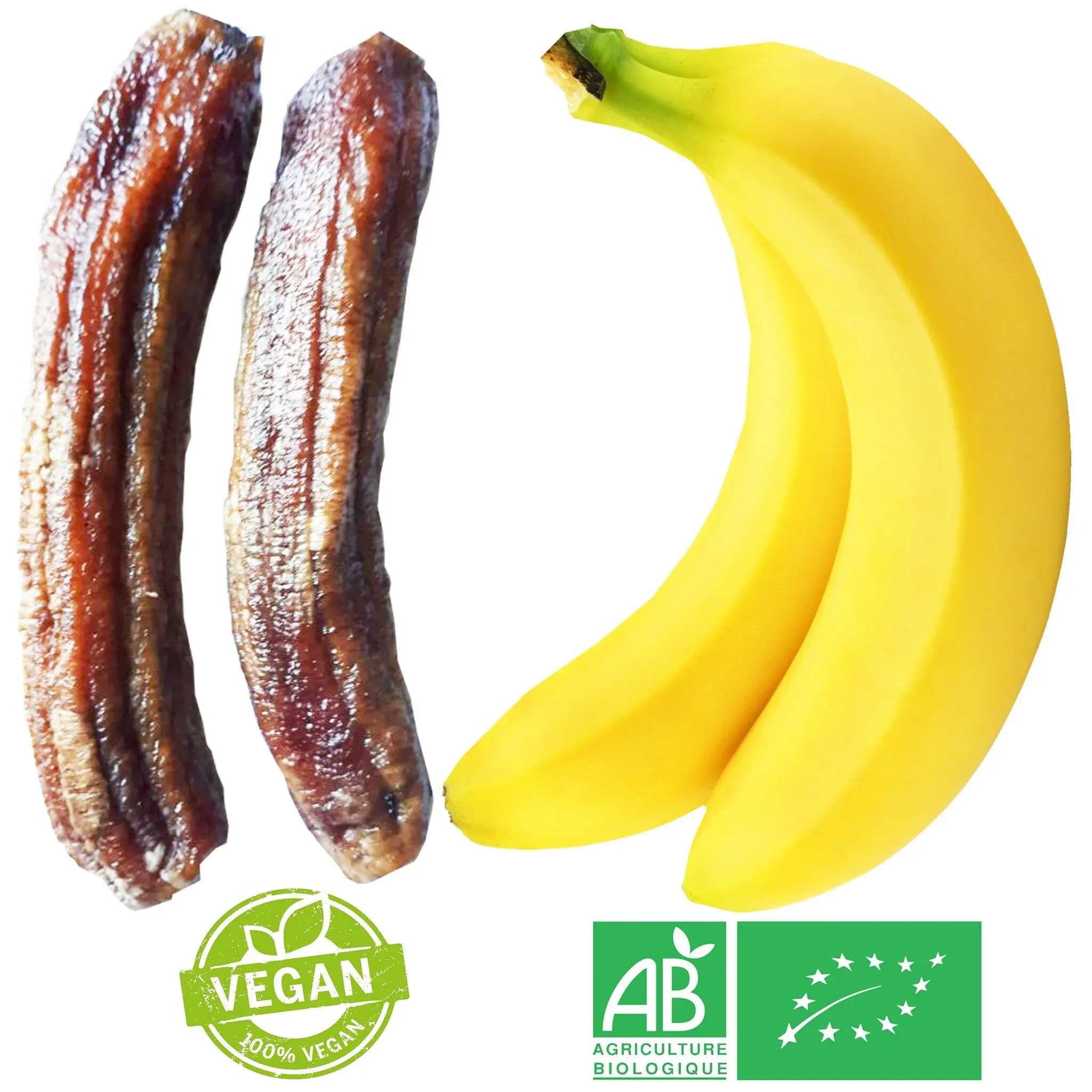Bio-Gros Michel getrocknete Bananen – 5 kg, ohne Zuckerzusatz, ohne Konservierungsstoffe