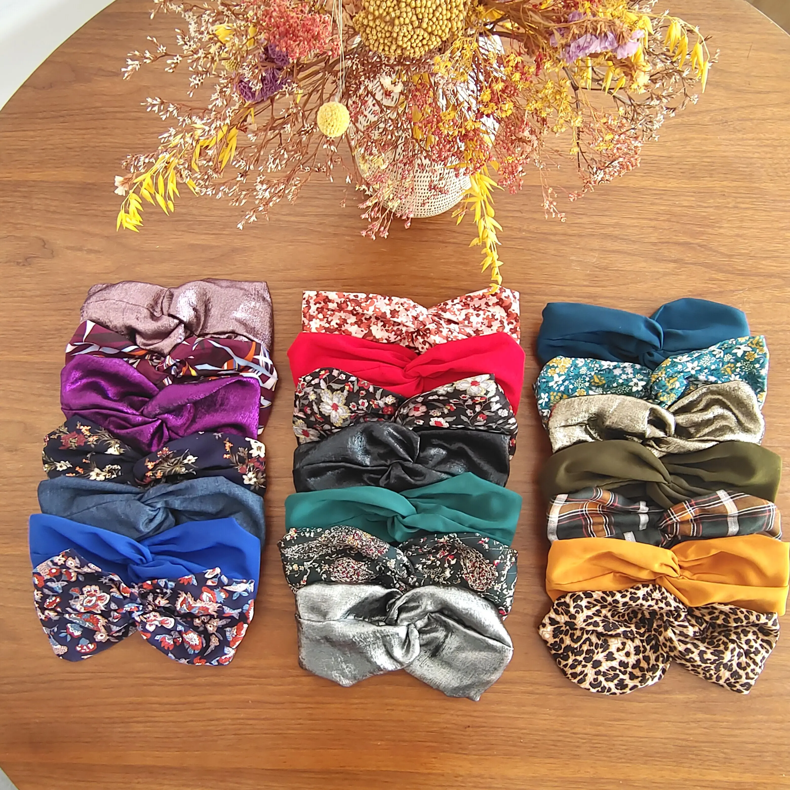 LUXURIÖSE WINTER-HAARBÄNDER-PACKUNG / 🎁 1 GRATIS-HAARBAND – Schlichte, bedruckte und edle Haarbänder