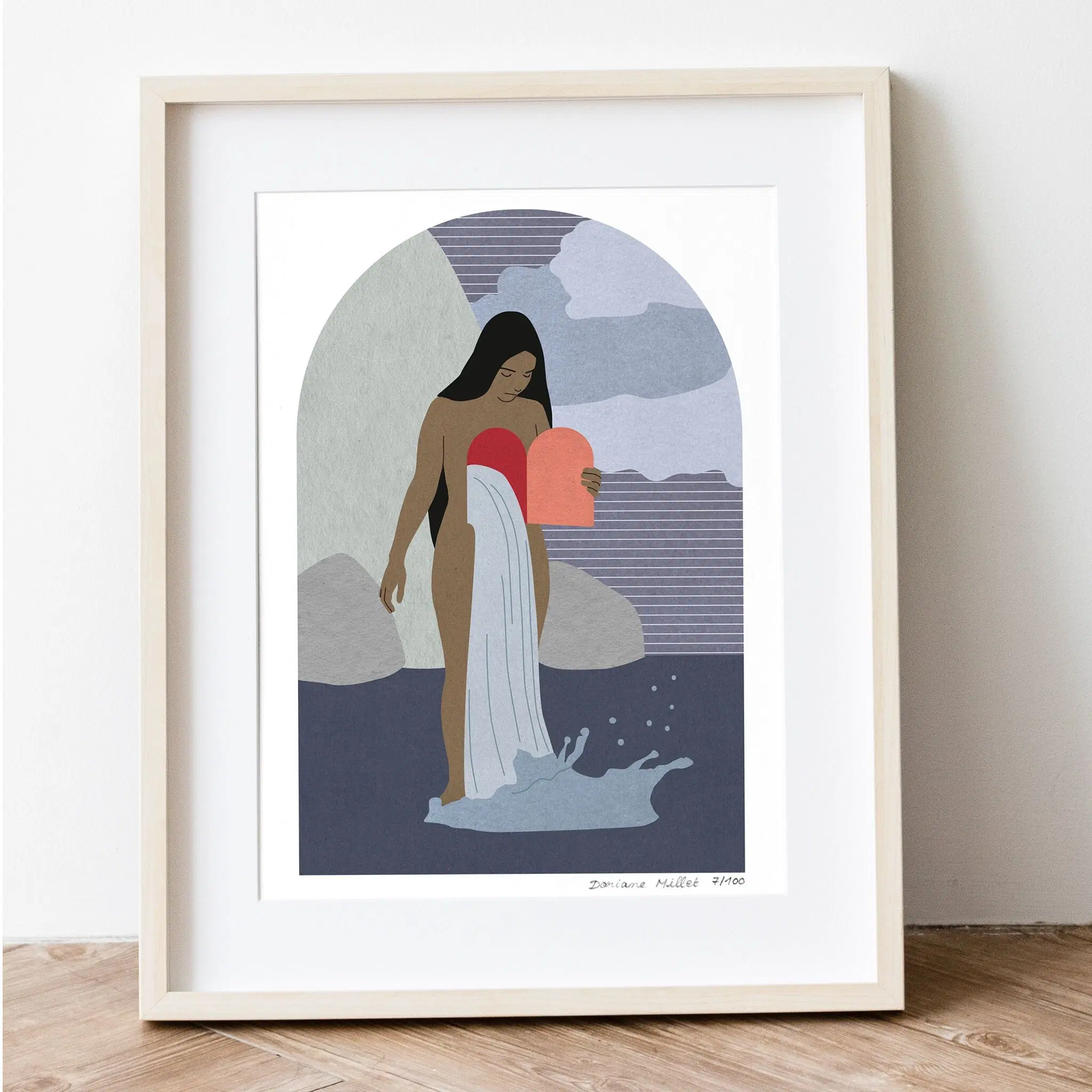 The Source | Fine art print 13x18 cm | Purple Edition