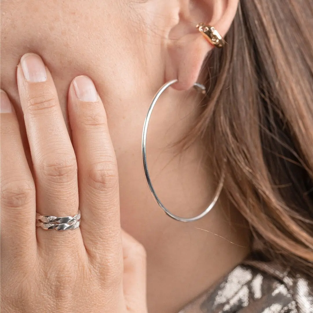 Boucles Isaure argent
