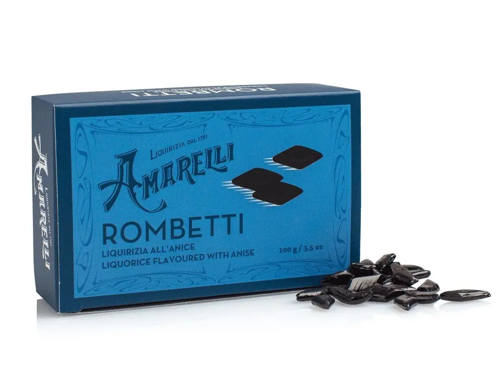 Anise flavored Liquorice - ROMBETTI 100g