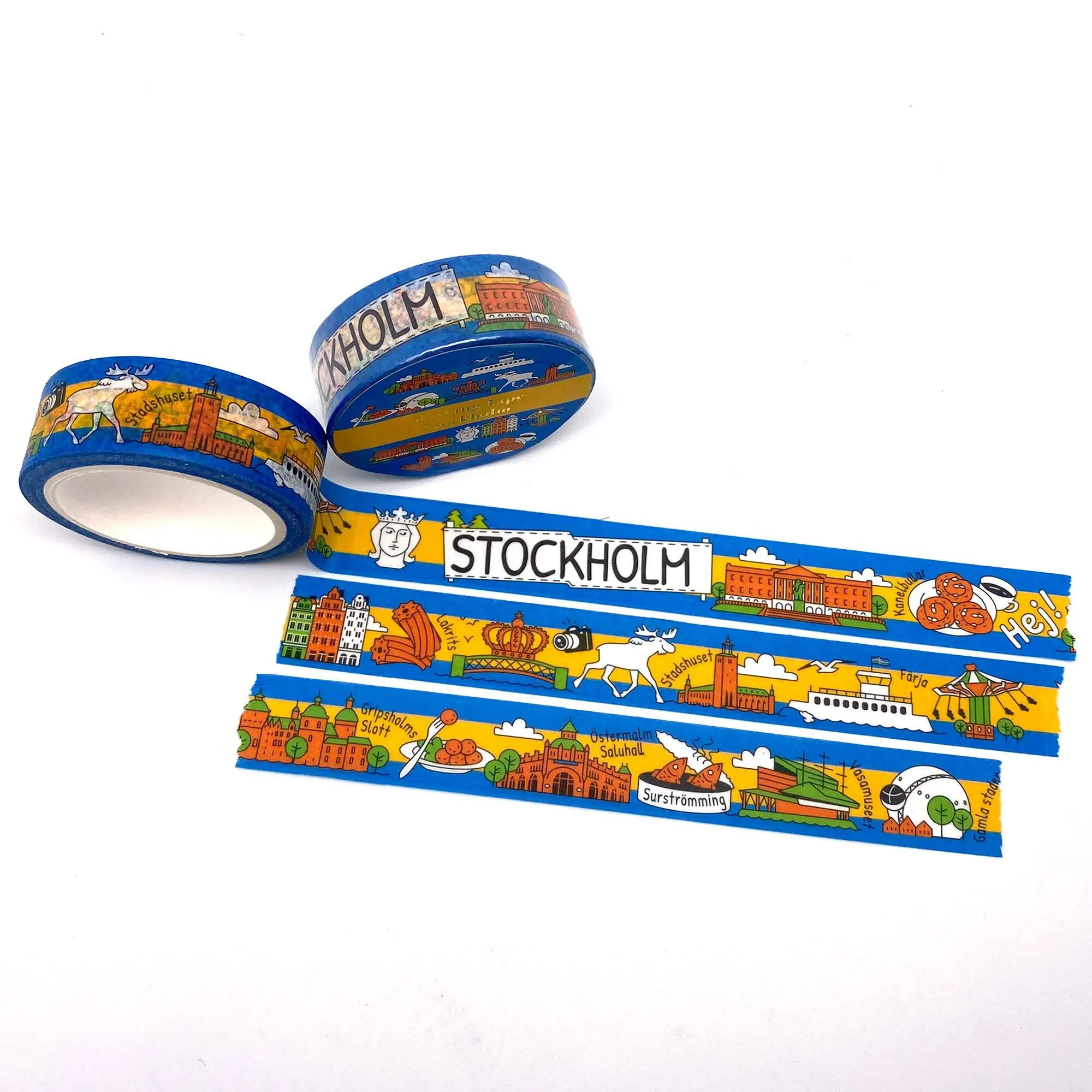 STOCKHOLM City Tapes - Washi Tape / Masking Tape