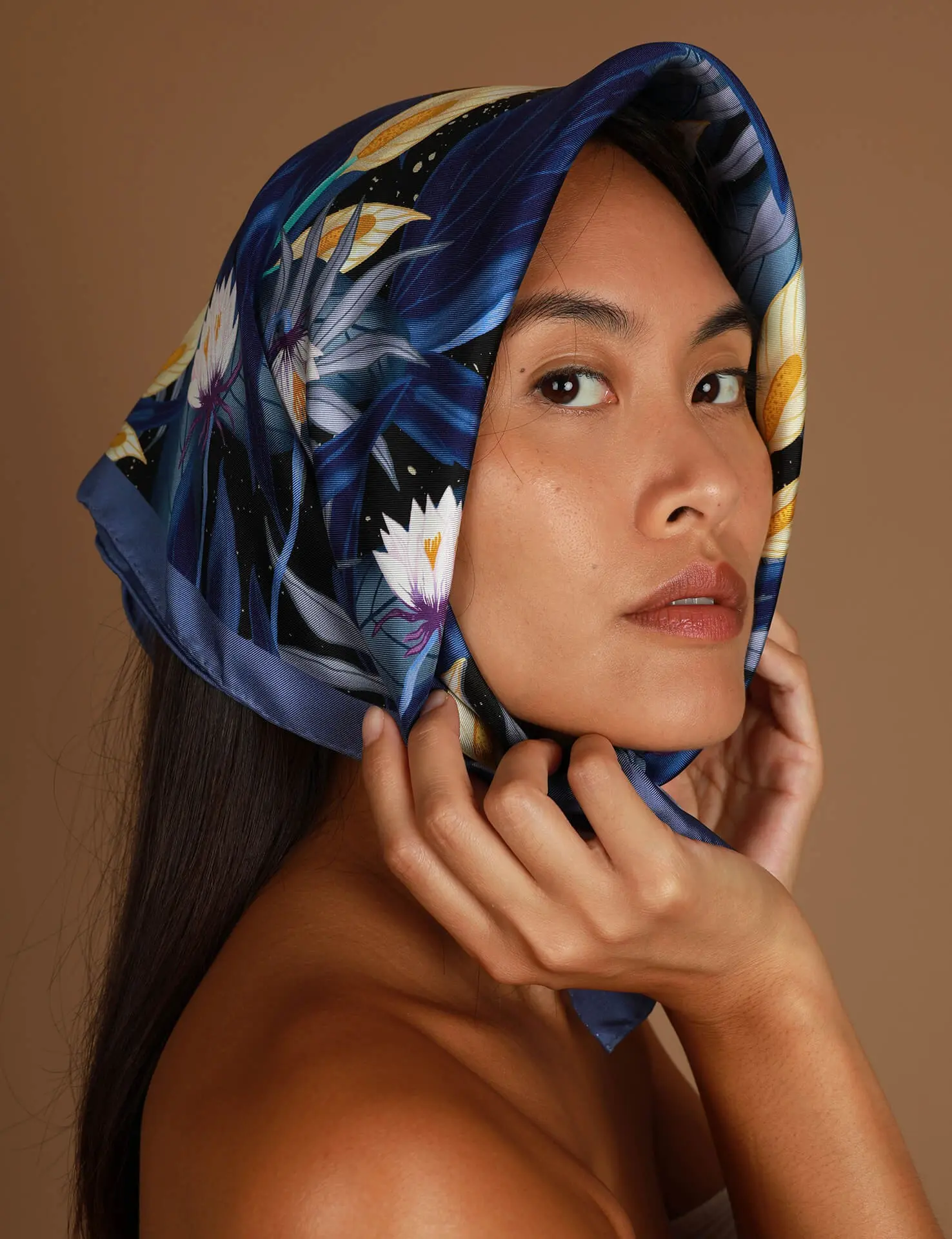 Scarves Night garden scarf - small