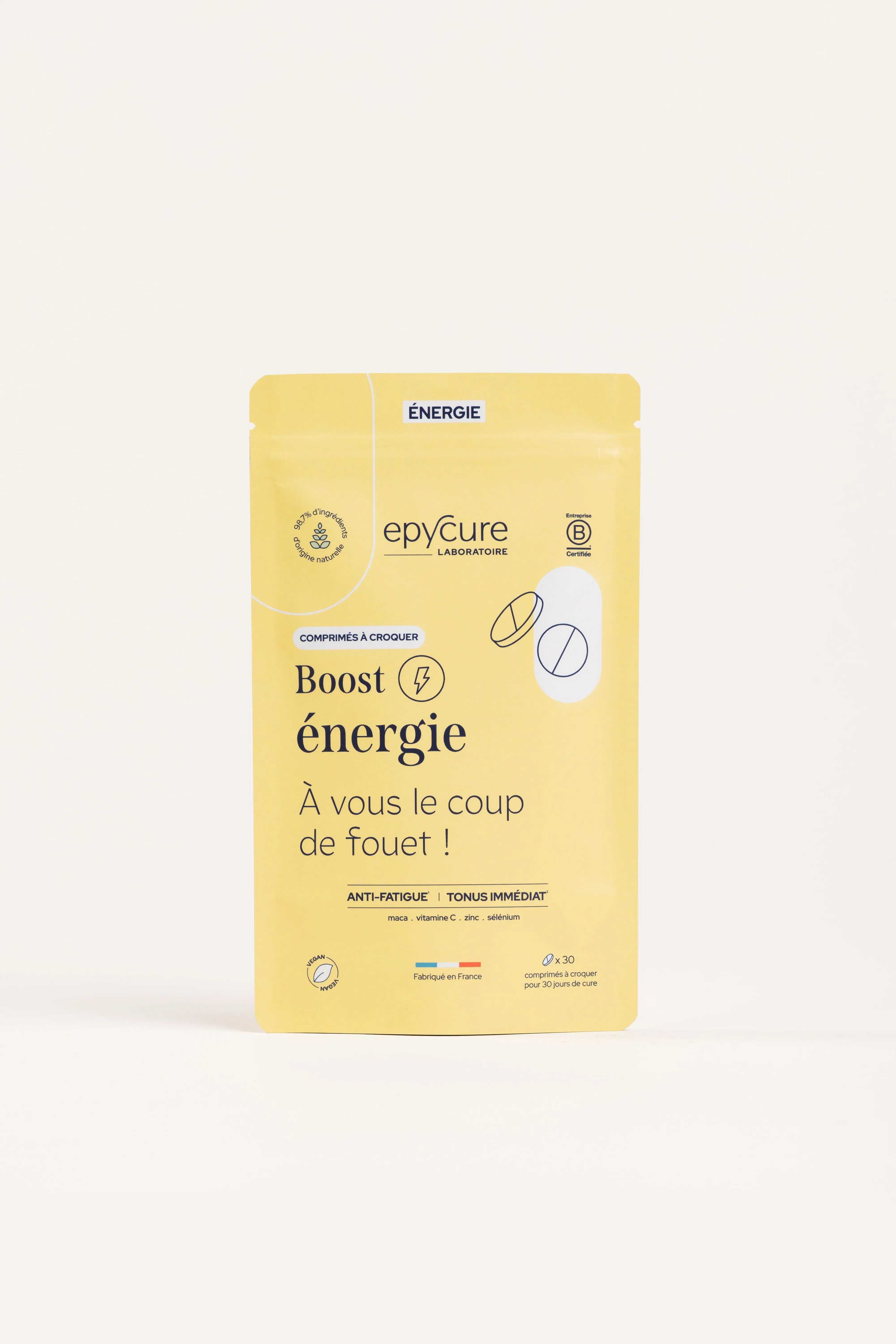 BOOST ENERGIE - REGAIN D'ENERGIE, ANTI-FATIGUE, VITALITE, FATIGUE PHYSIQUE - 1 MOIS - Un coup de pouce naturel contre la fatigue physique passagère.
