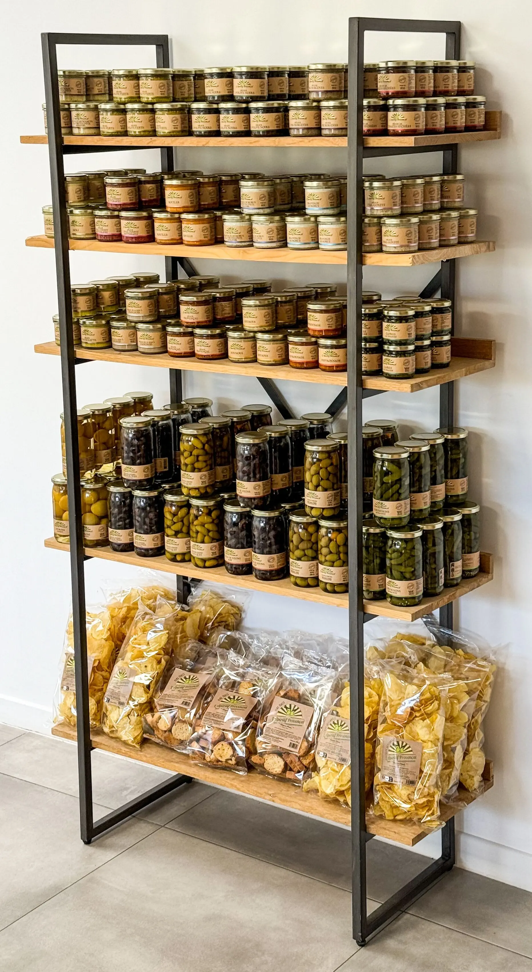 Provenzalisches Aperitif-Display