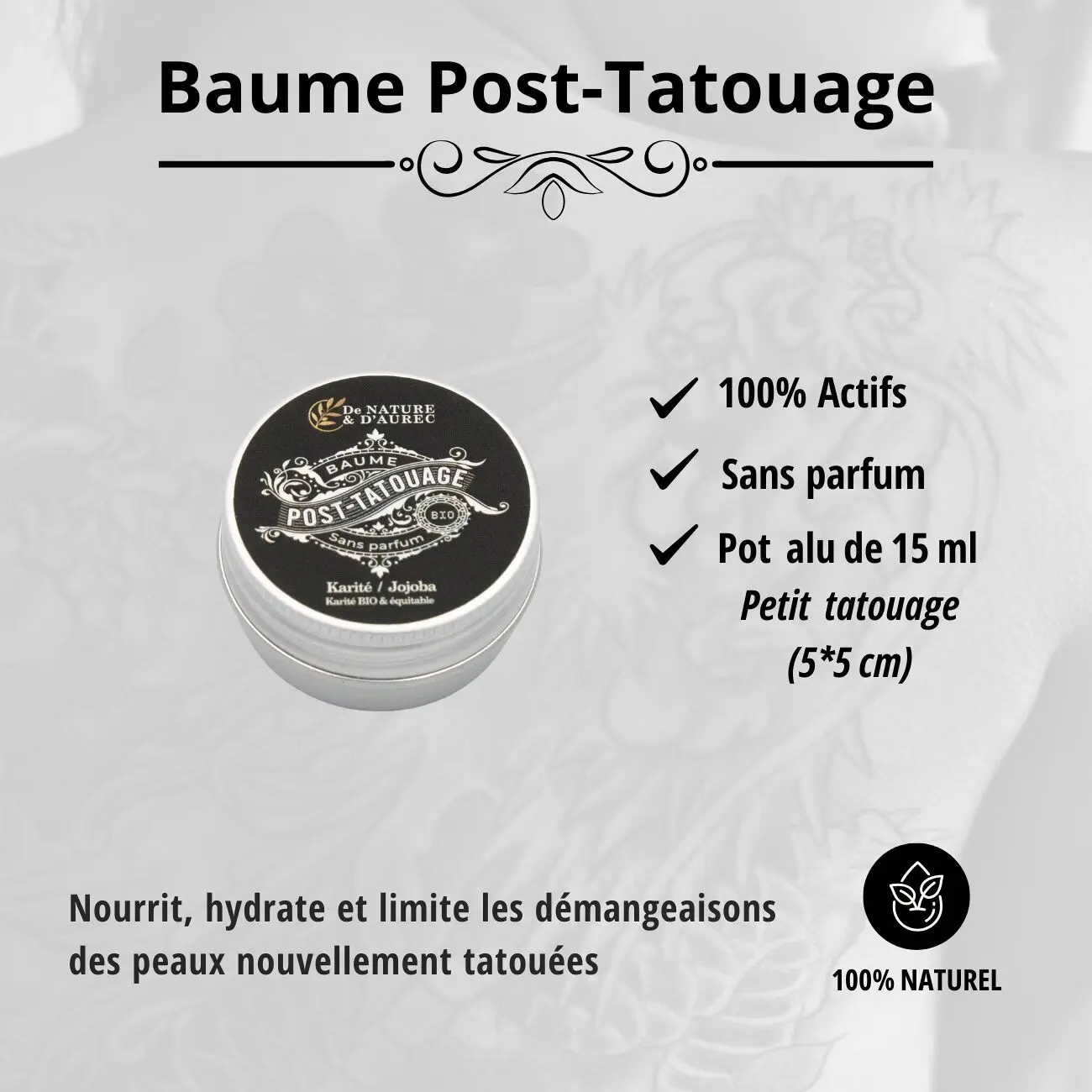 Post-Tattoo Balm - Pocket format 15 ml
