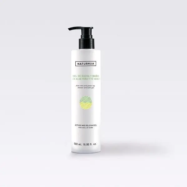 Shower and bath gel with aloe vera and green tea_500ml.