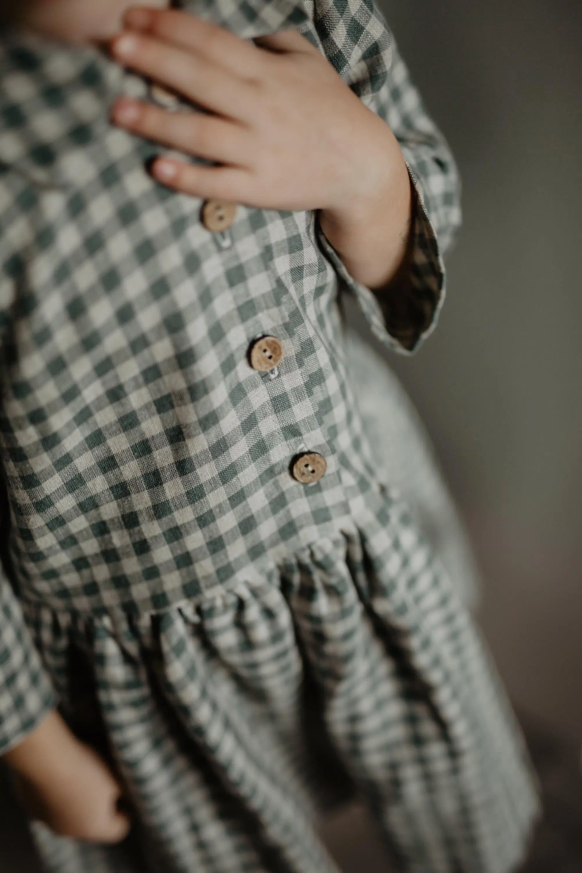 Girls linen dress MEDEINA