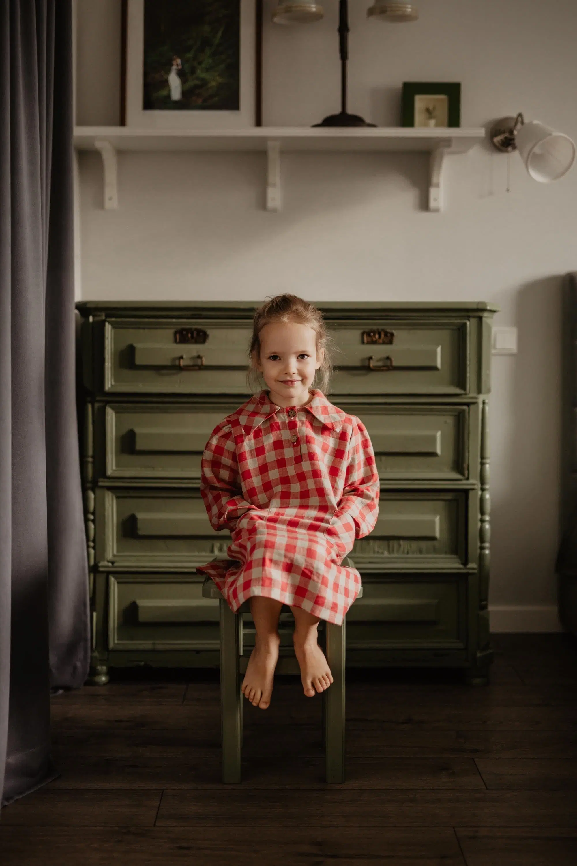 Girls linen dress GABIJA