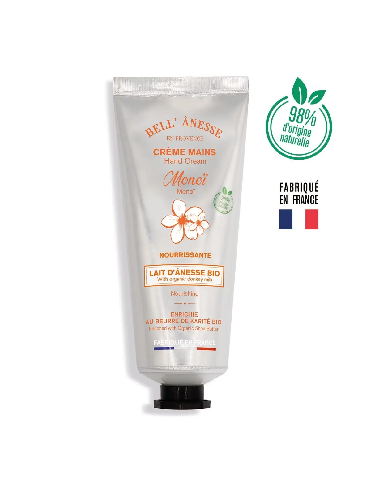 MONOÏ HANDCREME MIT BIO-ESELMILCH 75 ml