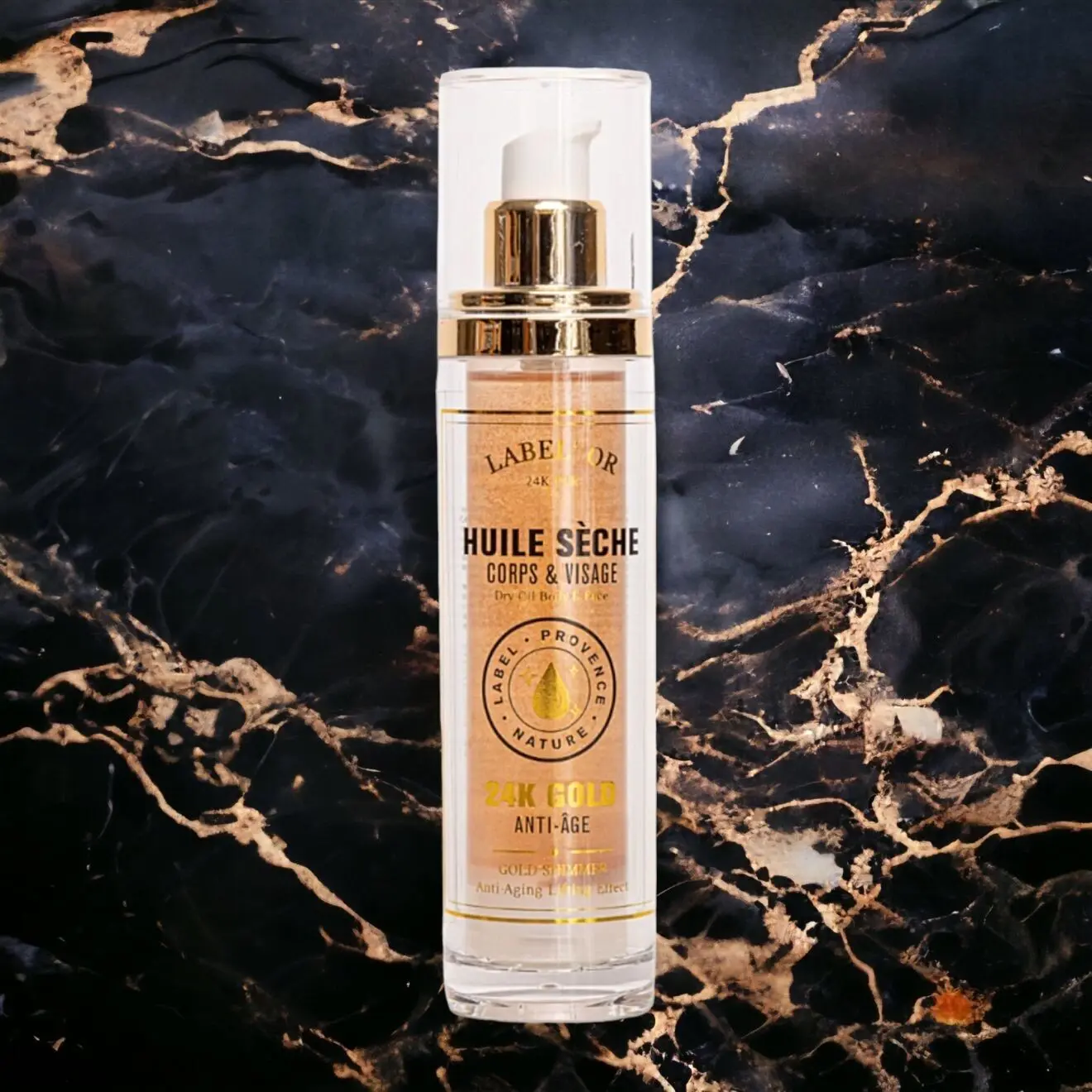24K GOLD TROCKENÖLSPRAY MIT 4 ÖLEN 50 ml
