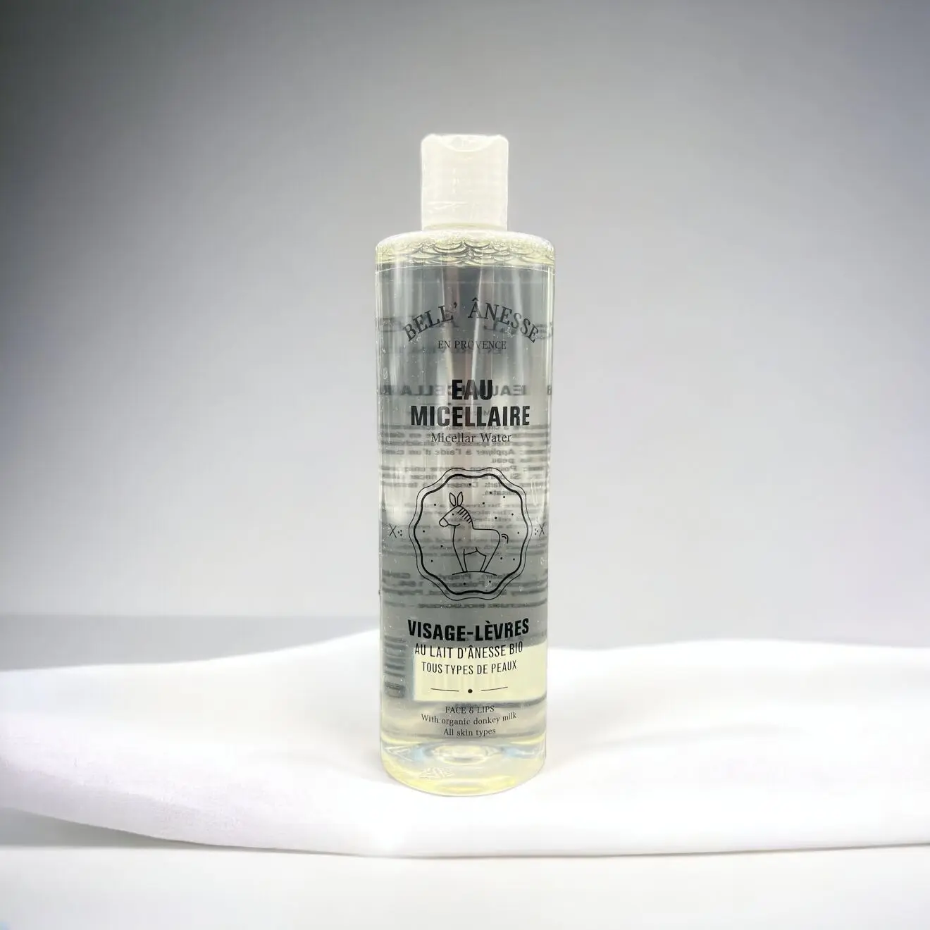 MIZELLENWASSER FÜR GESICHT UND LIPPEN MIT BIO-ESELMILCH 250 ml