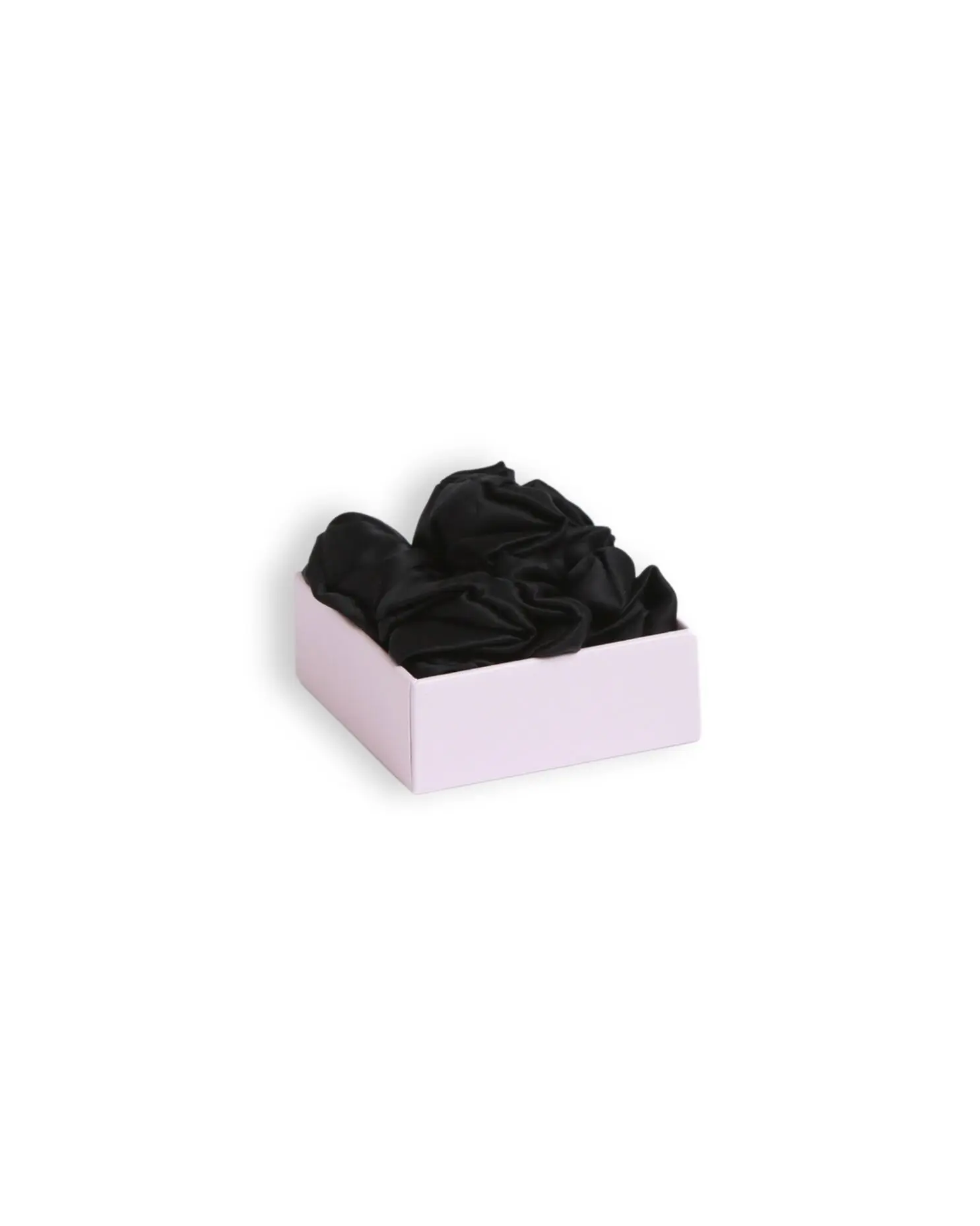 Scrunchie Trio of soft hold scrunchies black, black, black