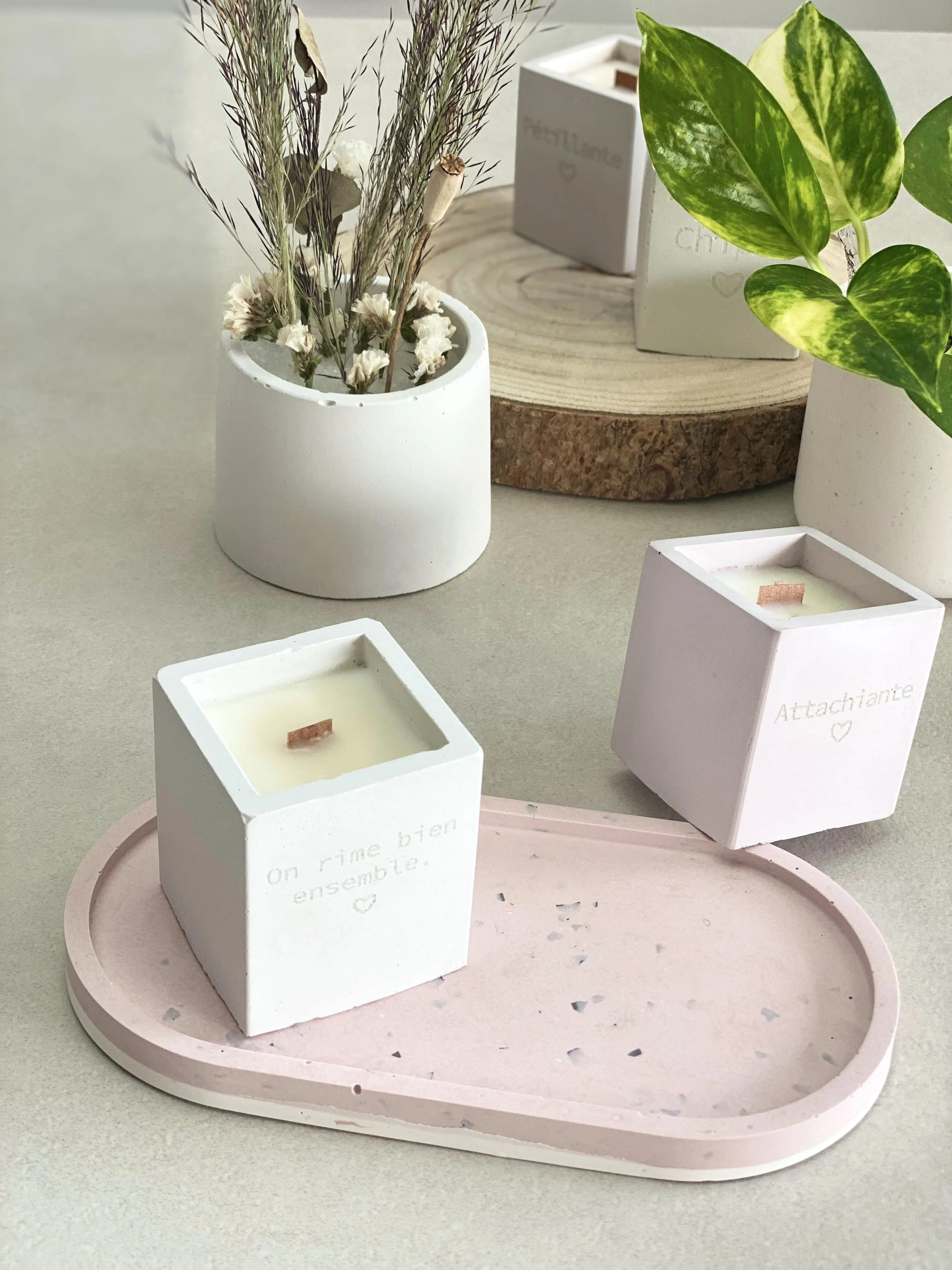 Romantic Valentine's Day Candle, Girlfriend, Couple, Lovers, Floral Scent