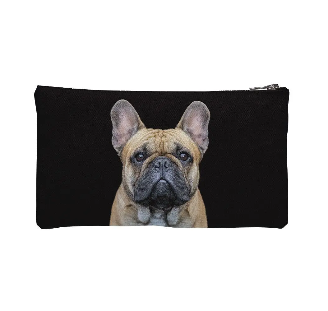 Velvet bulldog dog pouch