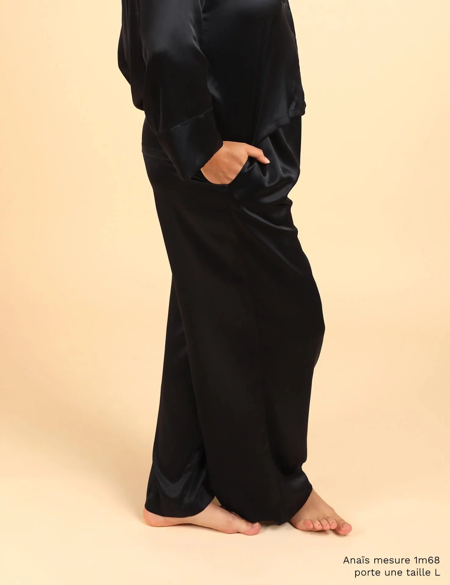 Black bottom pajamas