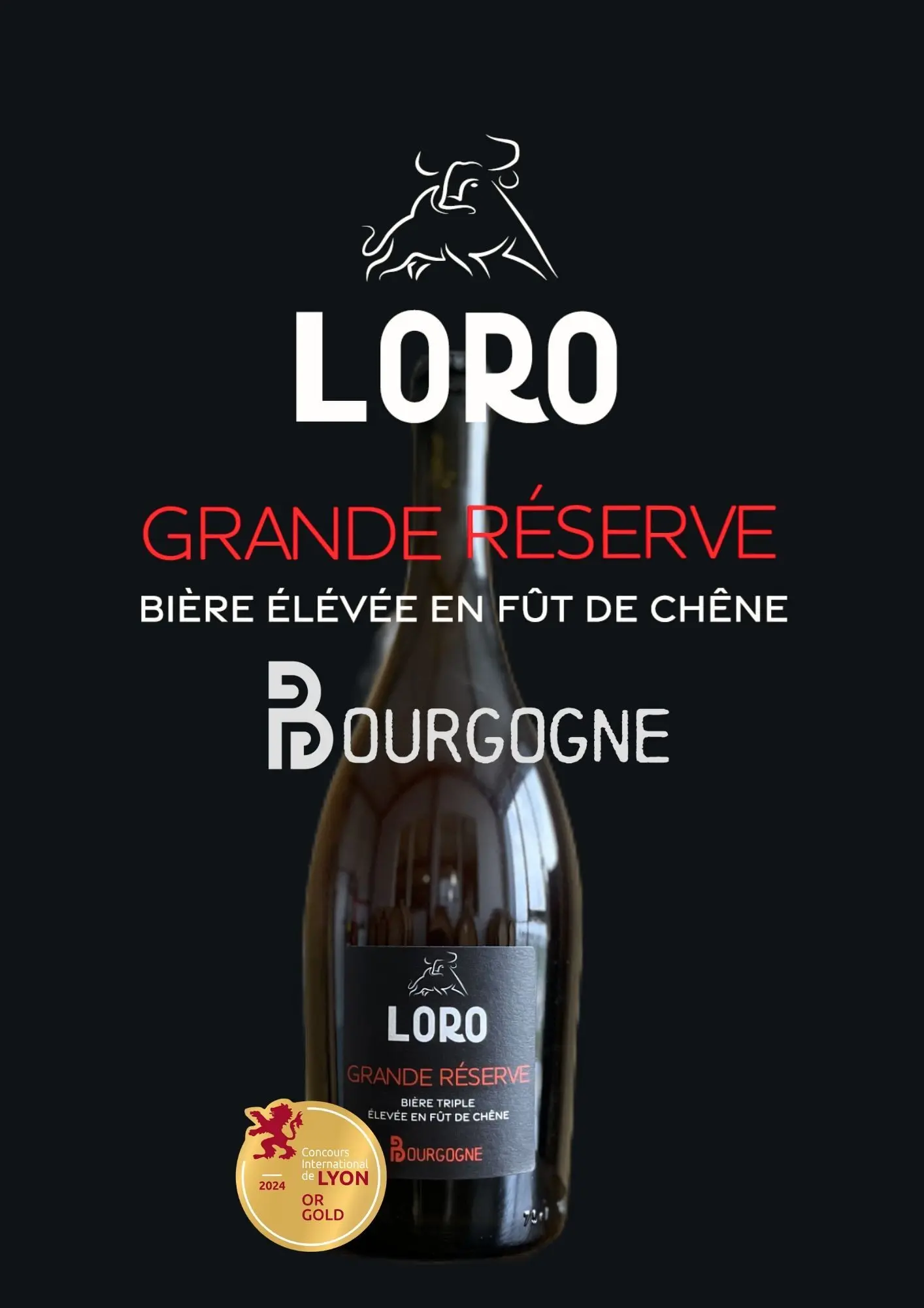 Craft beer Triple Grande Réserve Barriquéd (8 months in oak barrels) 8%