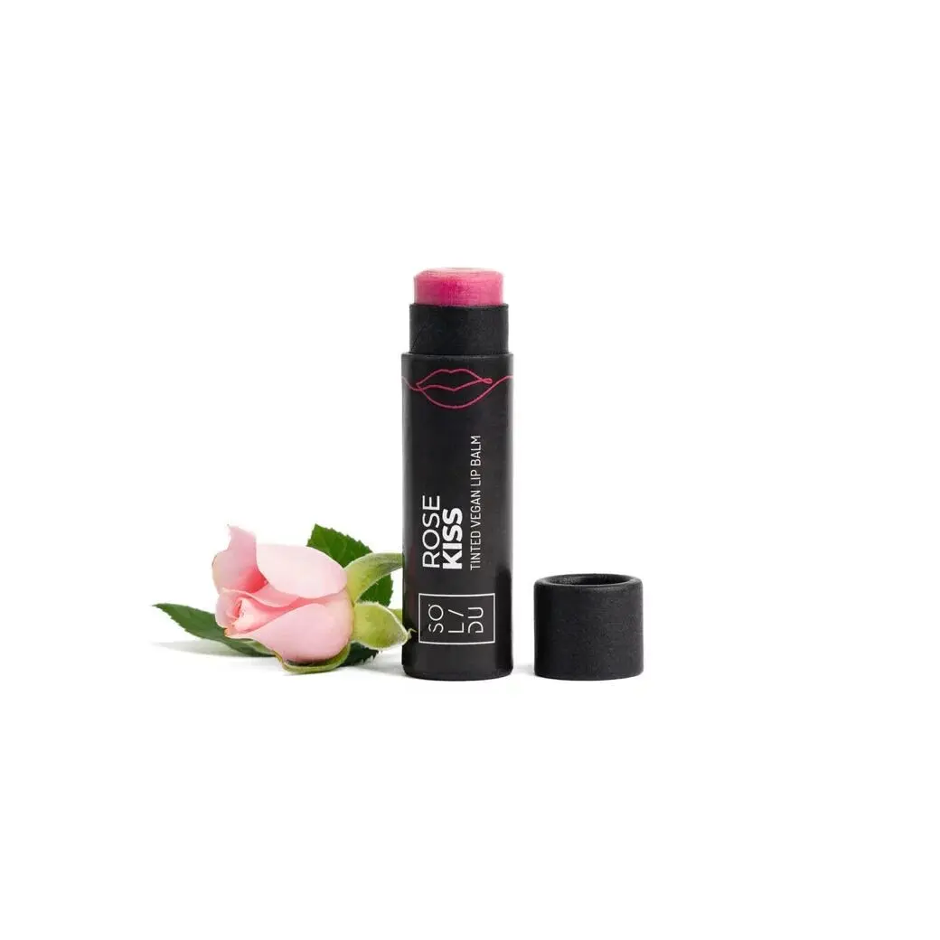Bálsamo labial teñido vegano natural ROSEKiss