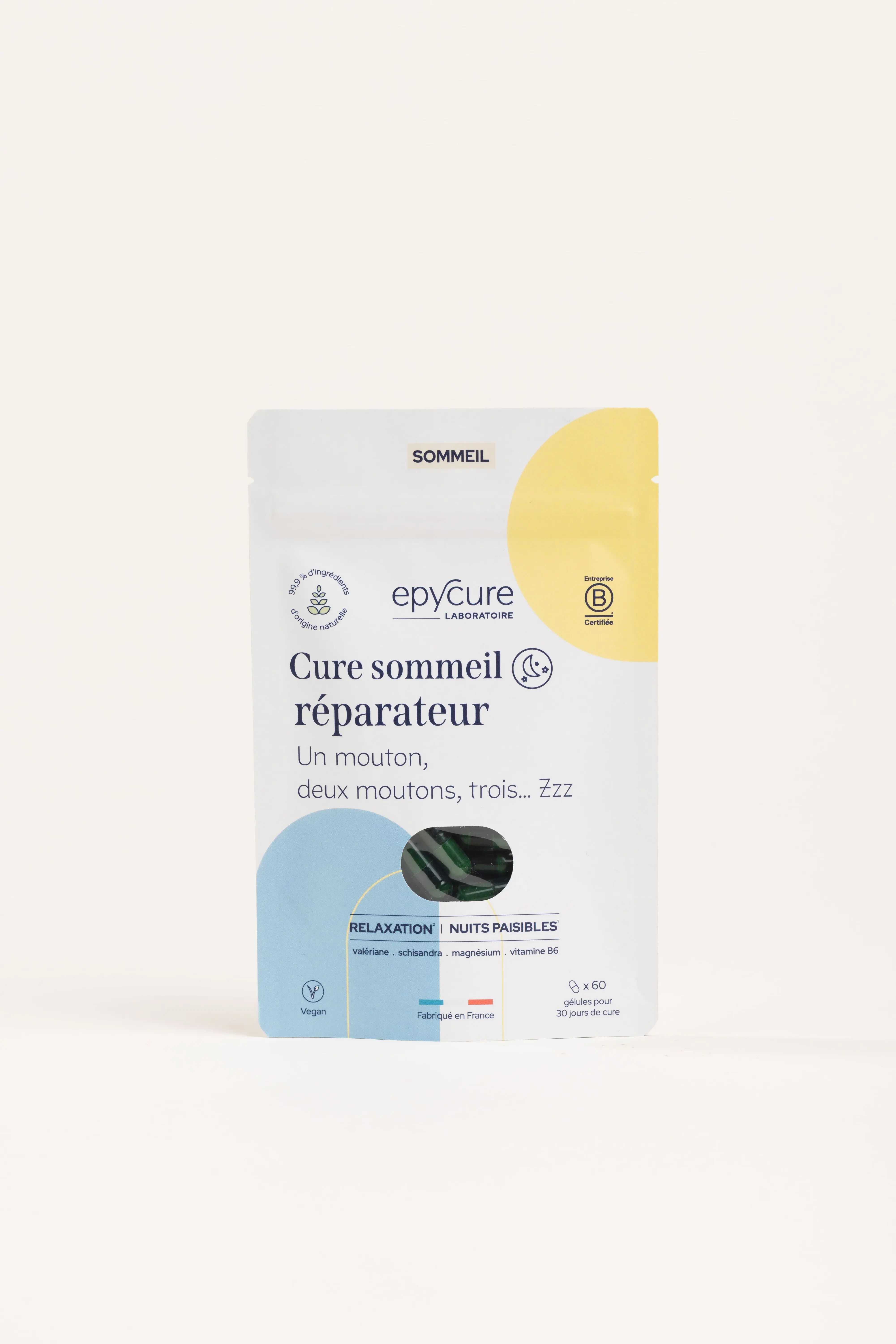 CURE SOMMEIL RÉPARATEUR - 1 MOIS - Une solution naturelle pour retrouver un sommeil profond et réparateur