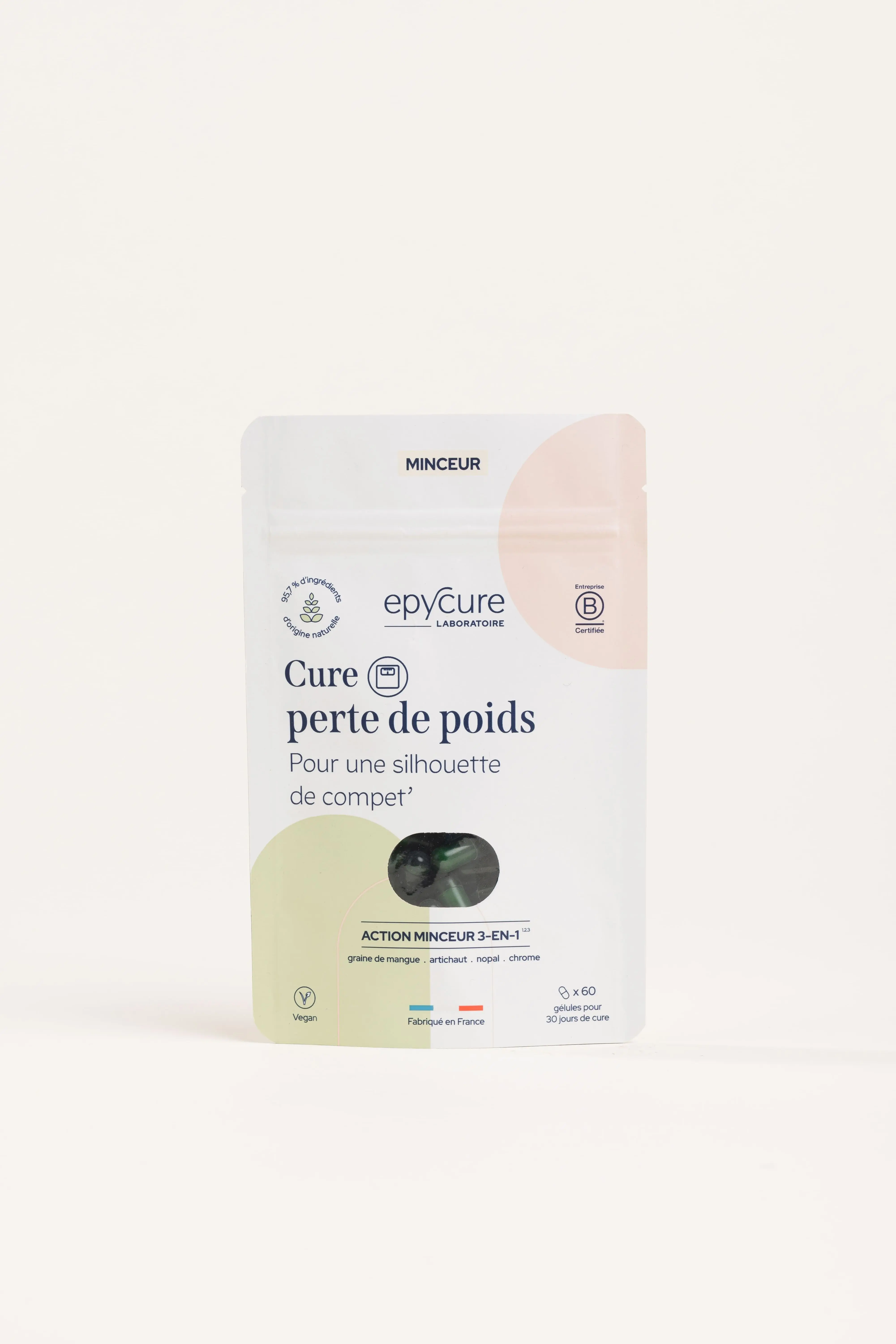 CURE PERTE DE POIDS - FAVORISE LE DESTOCKAGE DE GRAISSE, ELIMINATION RENALE, ANTI-FRINGALE - 1 MOIS DE CURE - Une approche complète pour enclencher une perte de poids progressive et durable.