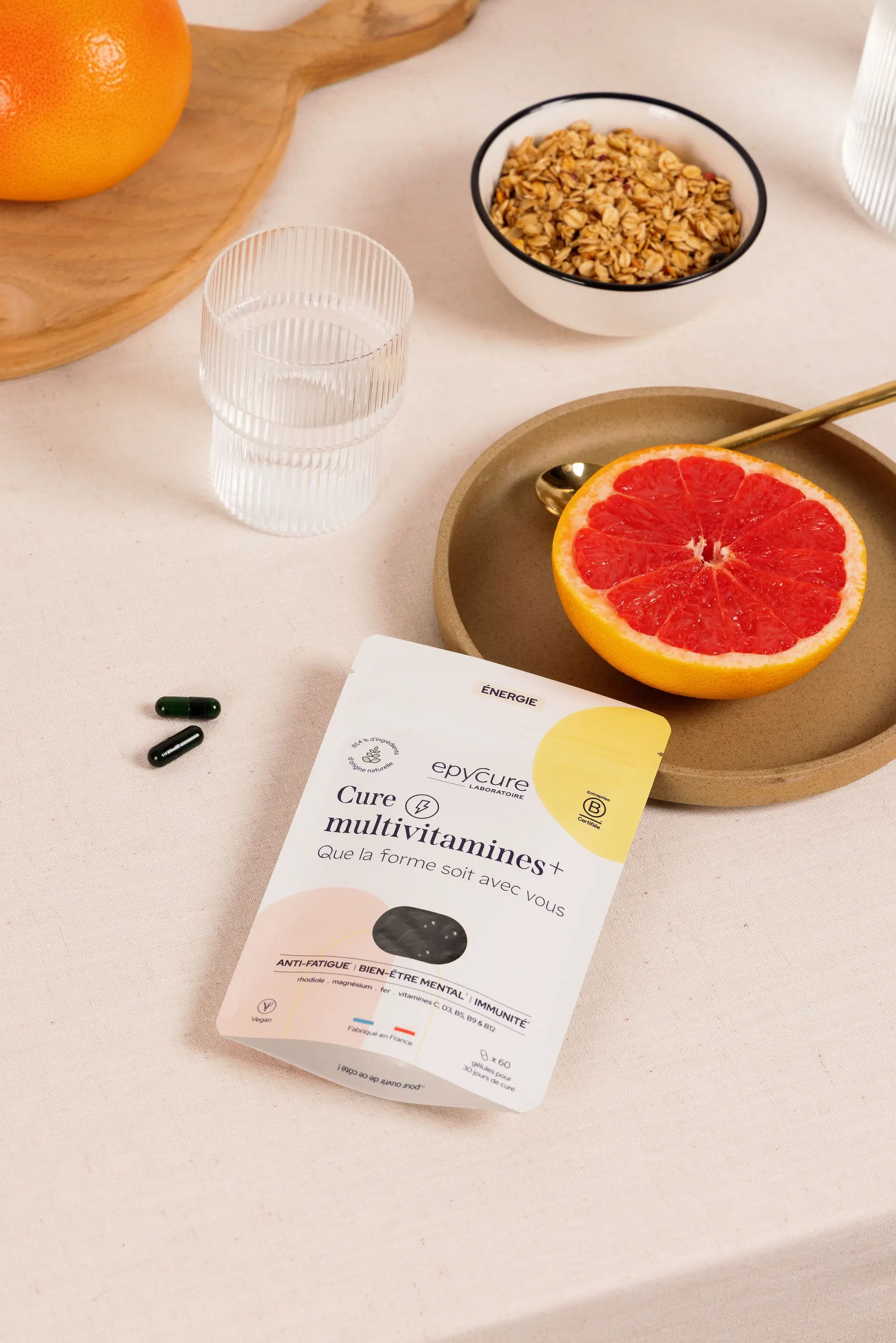 CURE MULTIVITAMINES + - 1 mois - x60gélules - 2/jour