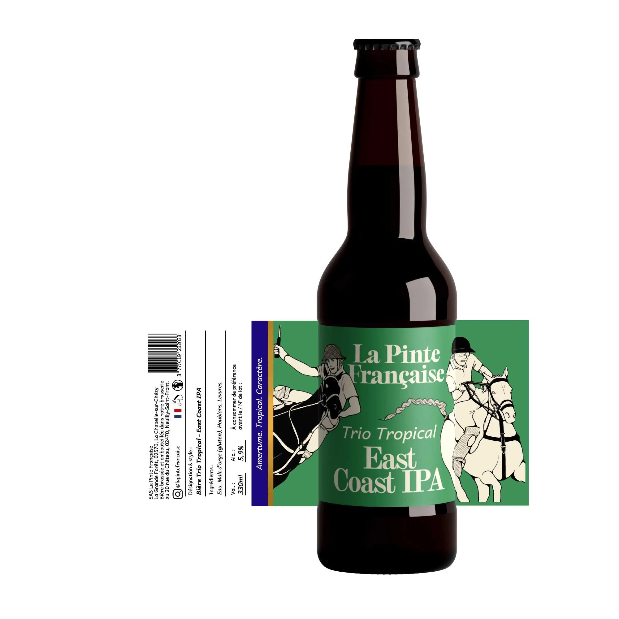 Trio Tropical IPA Bier - 33cl - Exotischer Geschmack
