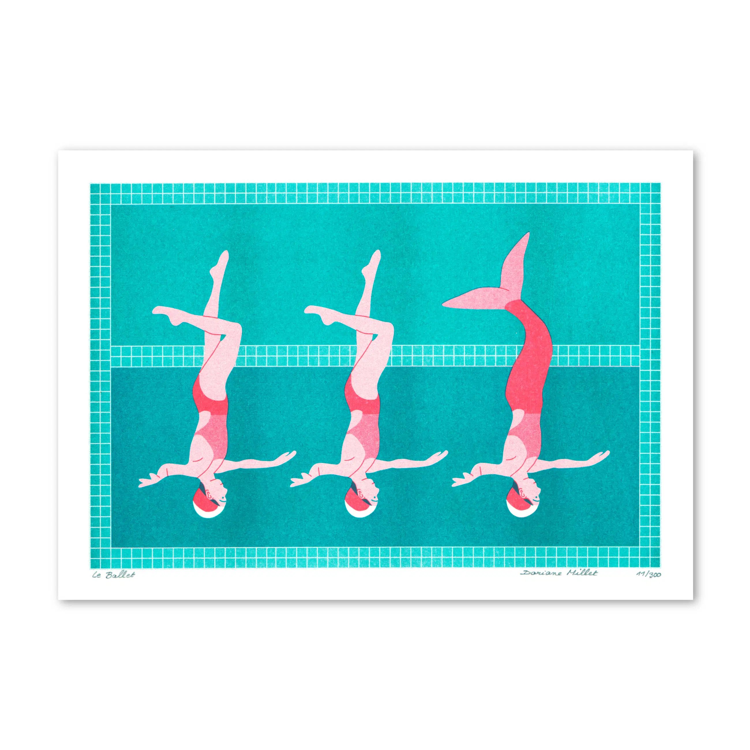 The Ballet | A4 risography | Signed limited edition