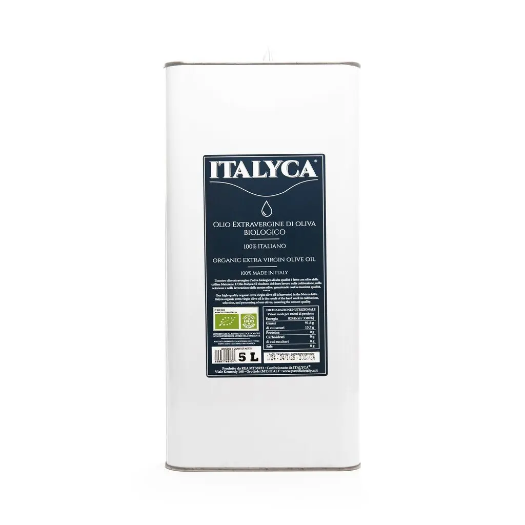 ITALYCA HUILE D'OLIVE EXTRA VIERGE BIOLOGIQUE 100% ITALIE 5L