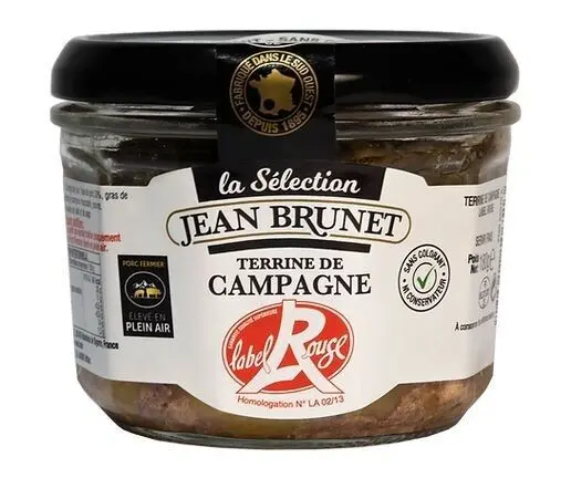 Country Terrine “Label Rouge” Free-range pork 180g
