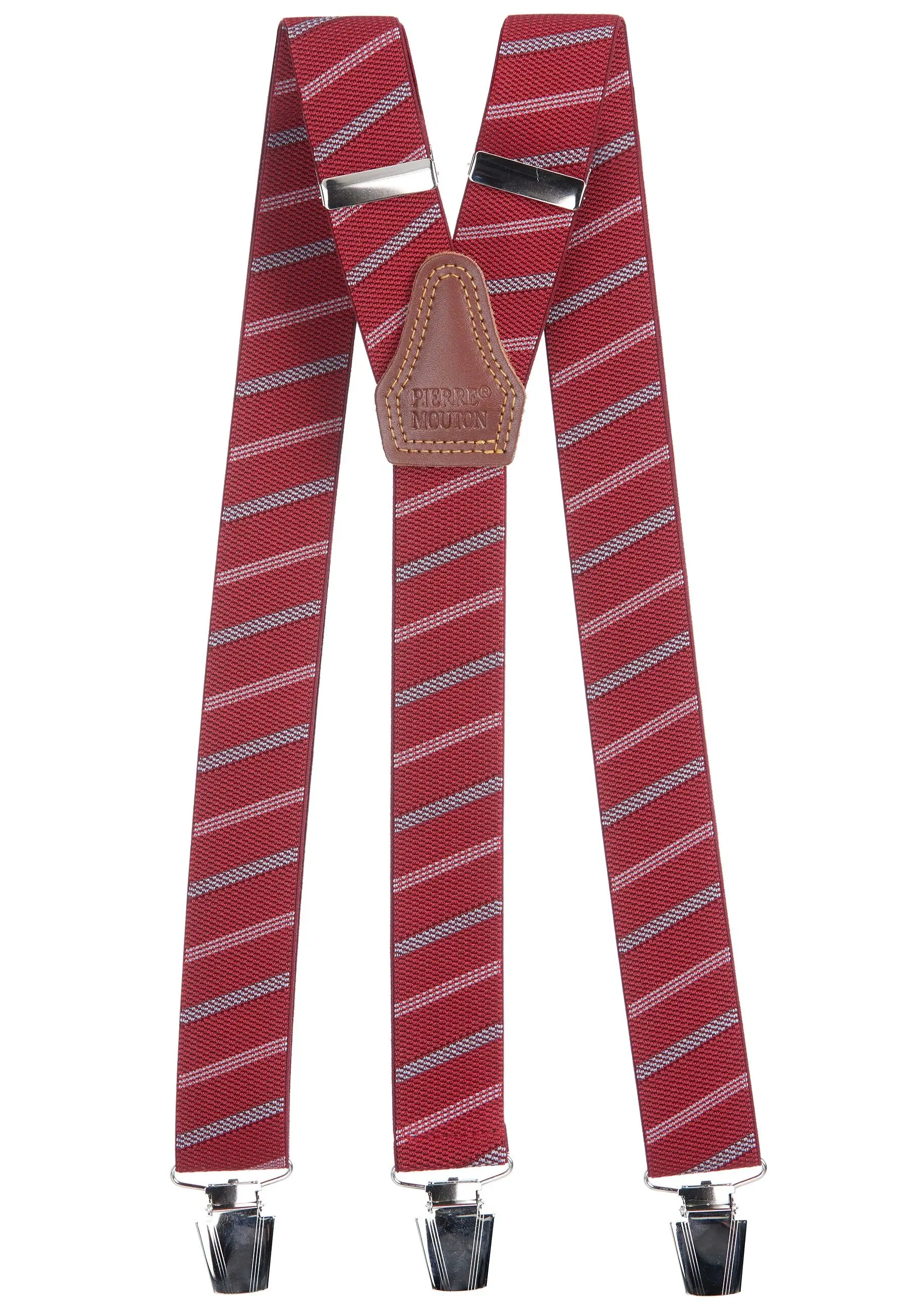 Pierre Mouton Hosenträger Montana Rot
