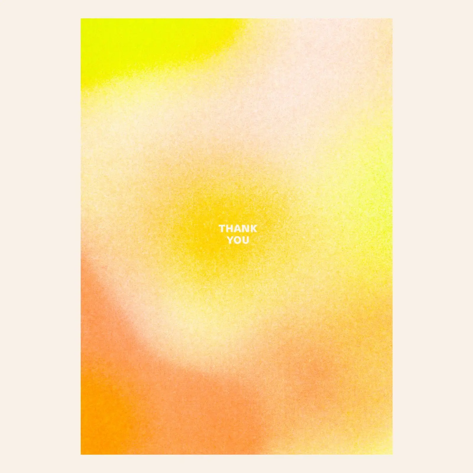 Risography postcard – Thank You – DIN A6