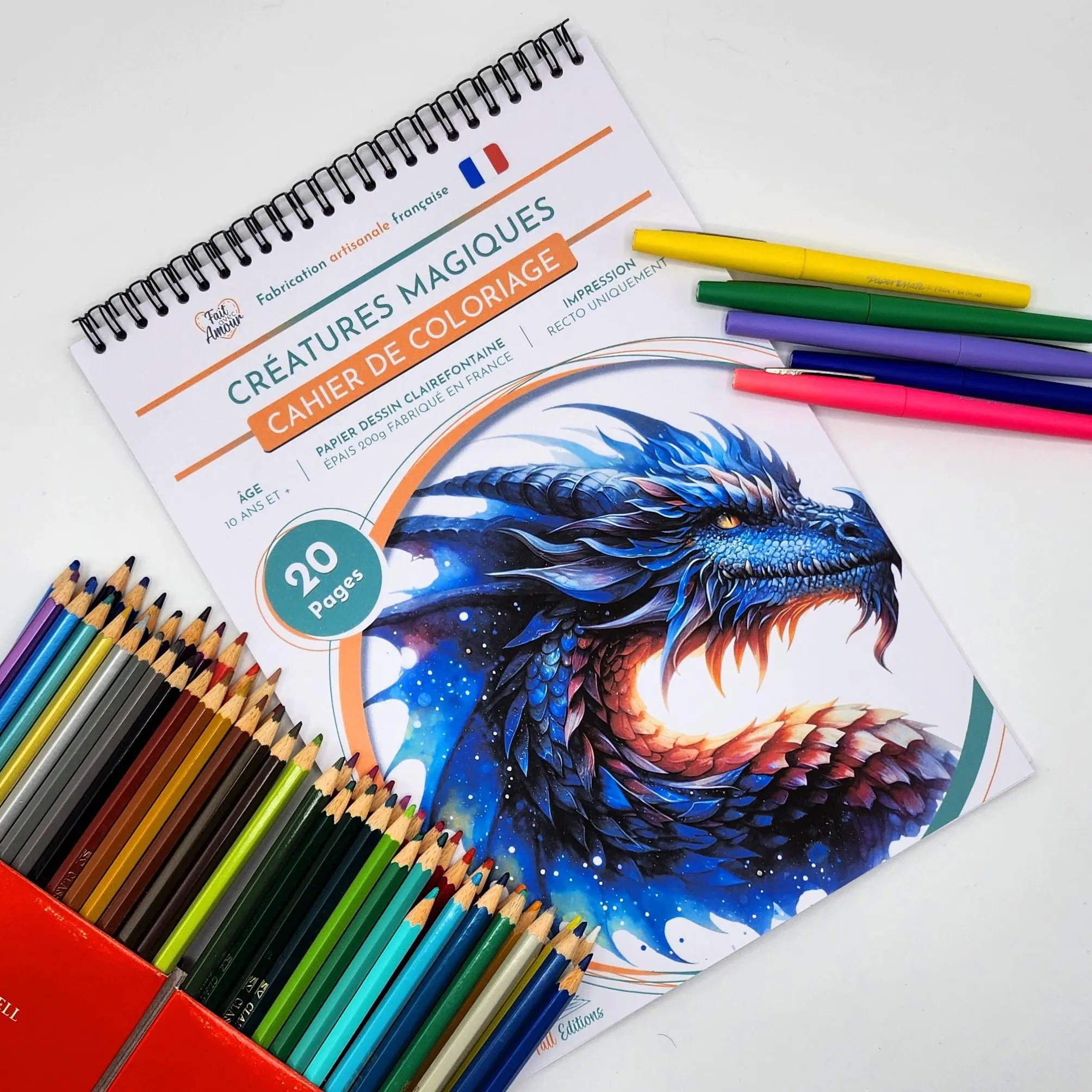 Coloring book for adults, Magical creatures